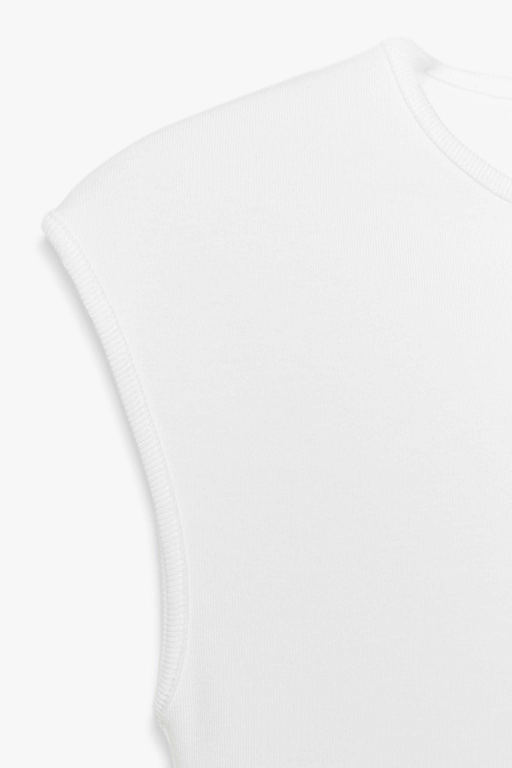 STRETCH RIB T-SHIRT