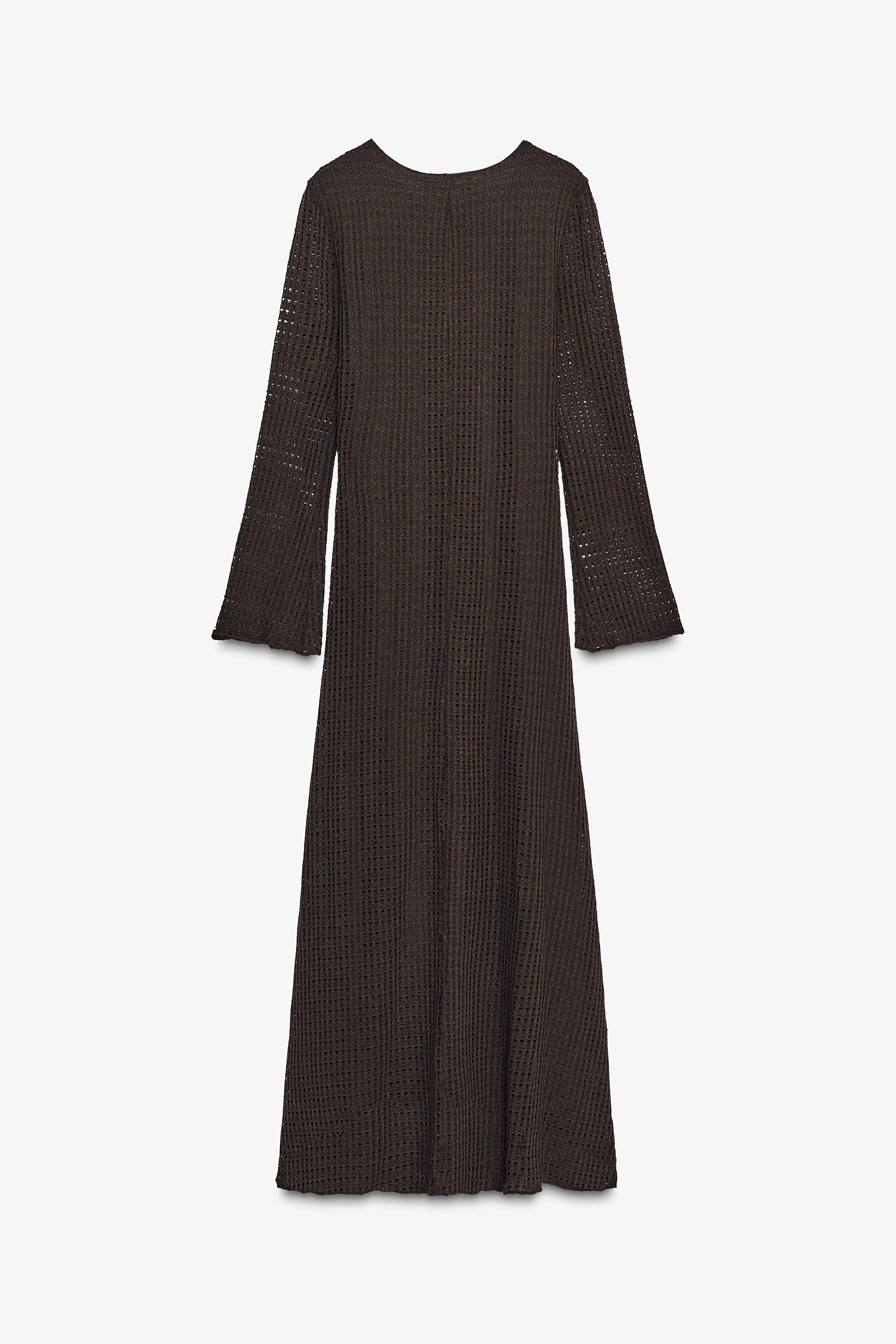 MIDI CROCHET DRESS WITH HARDWARE