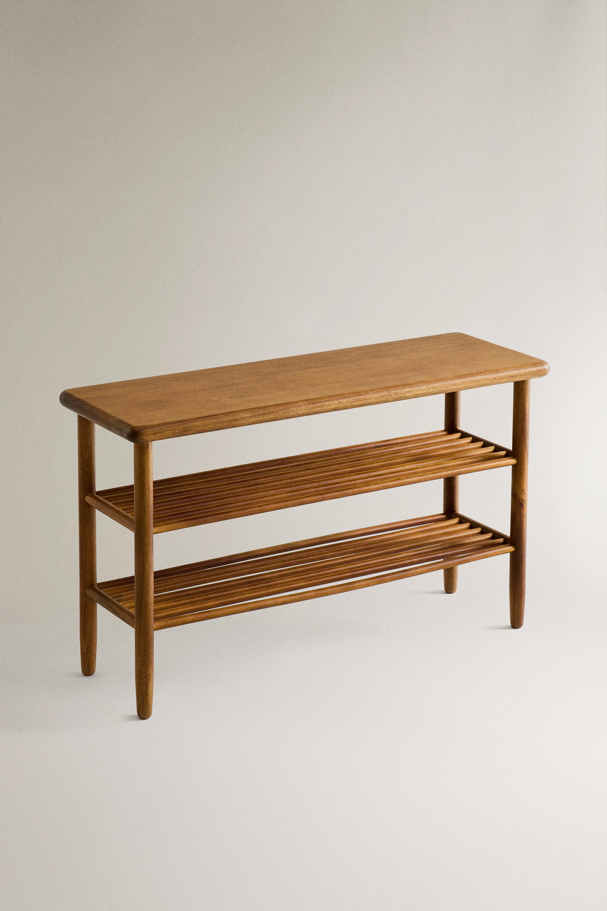 ACACIA SHOE RACK BENCH