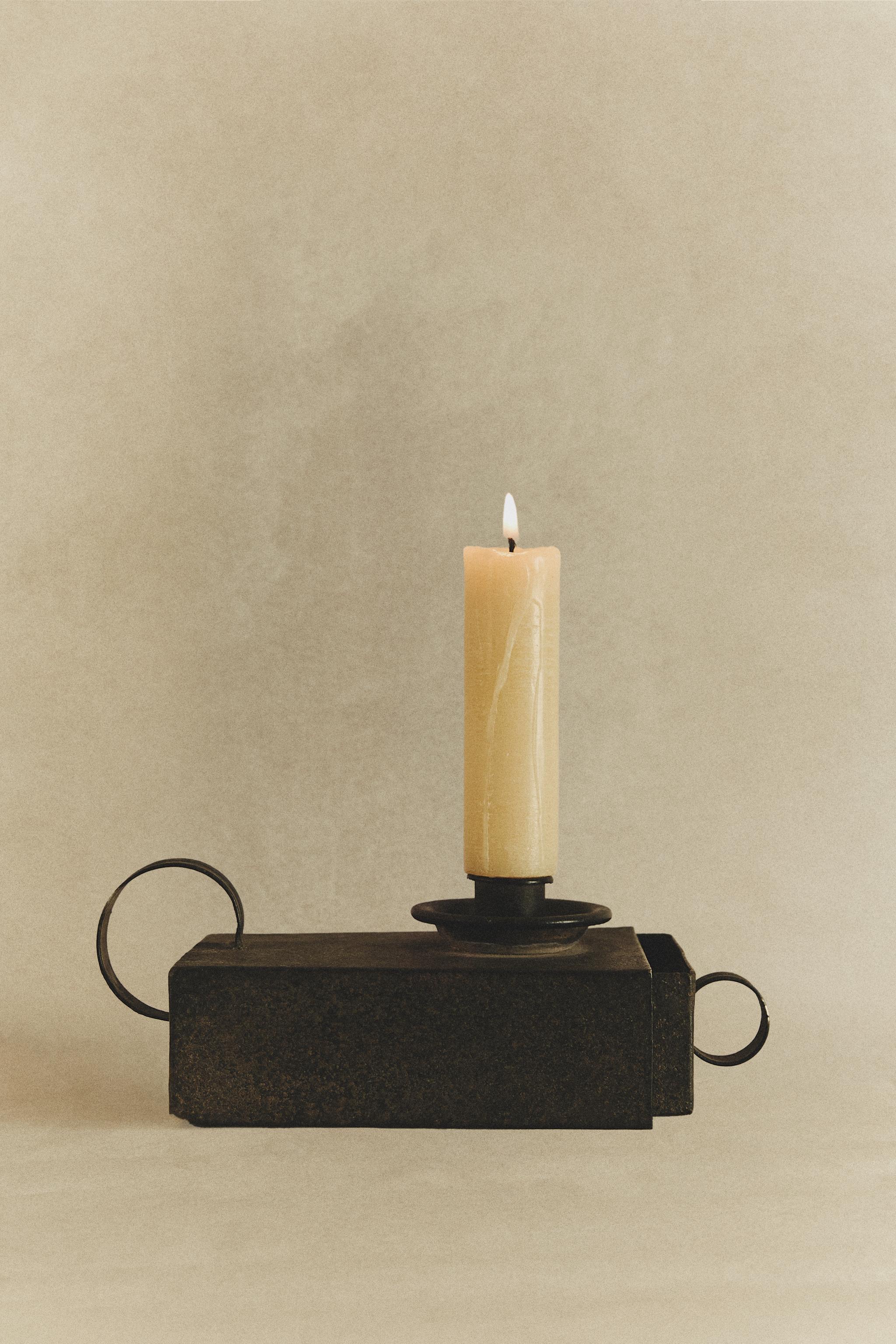 METAL TEALIGHT HOLDER WITH DRAWER