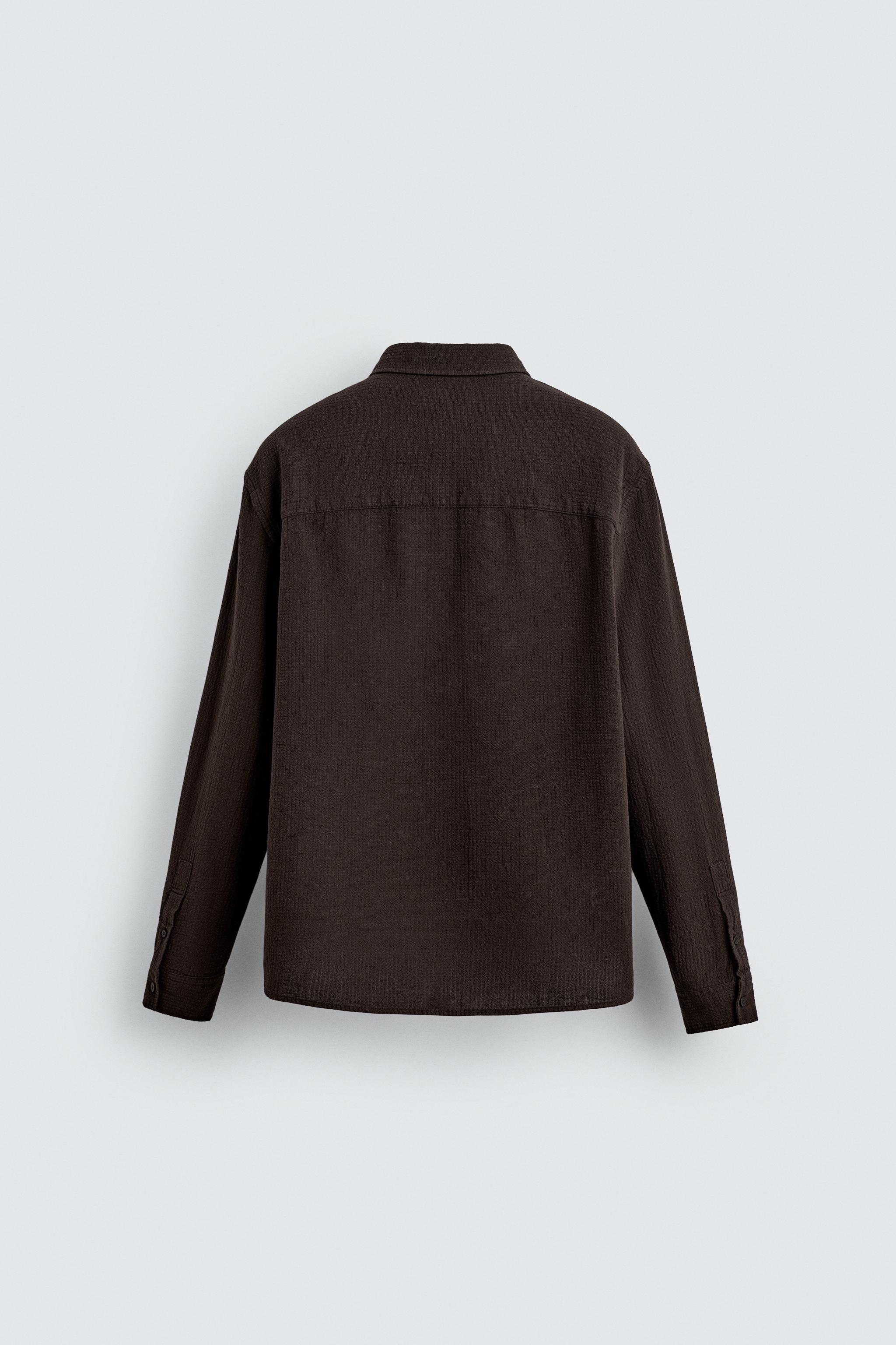 TEXTURED CHECKERED SHIRT