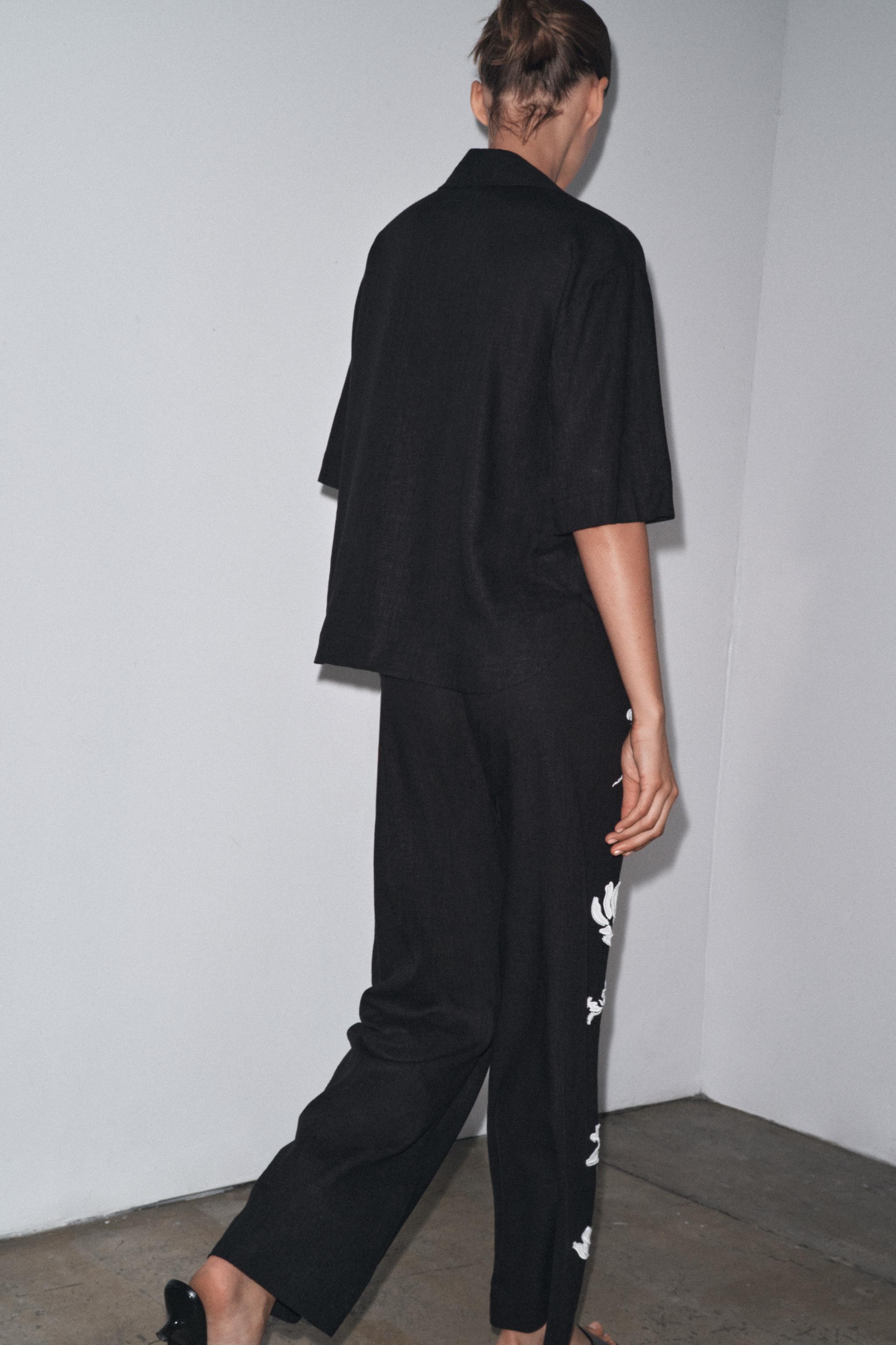 BEADED EMBROIDERED PANTS ZW COLLECTION