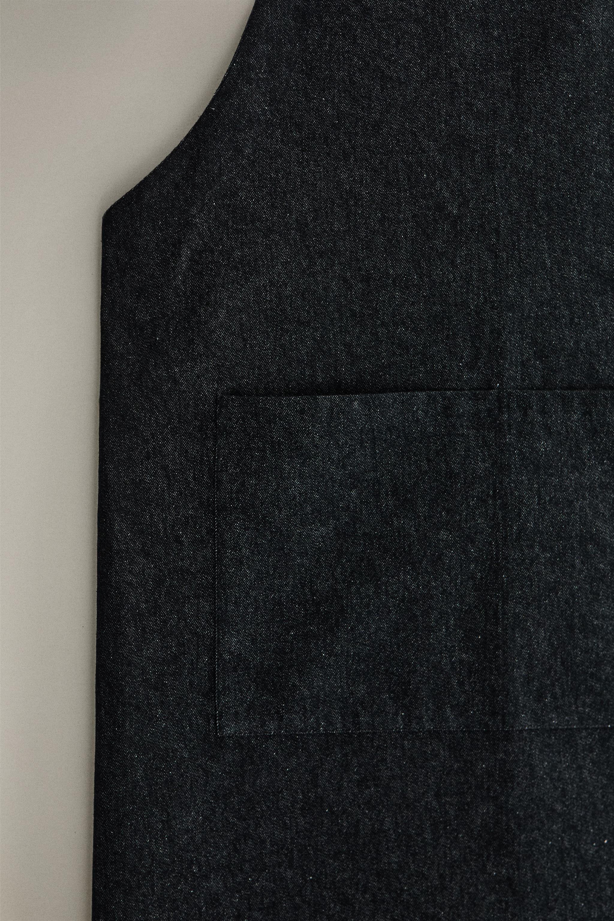 DENIM WHOLE BODY APRON