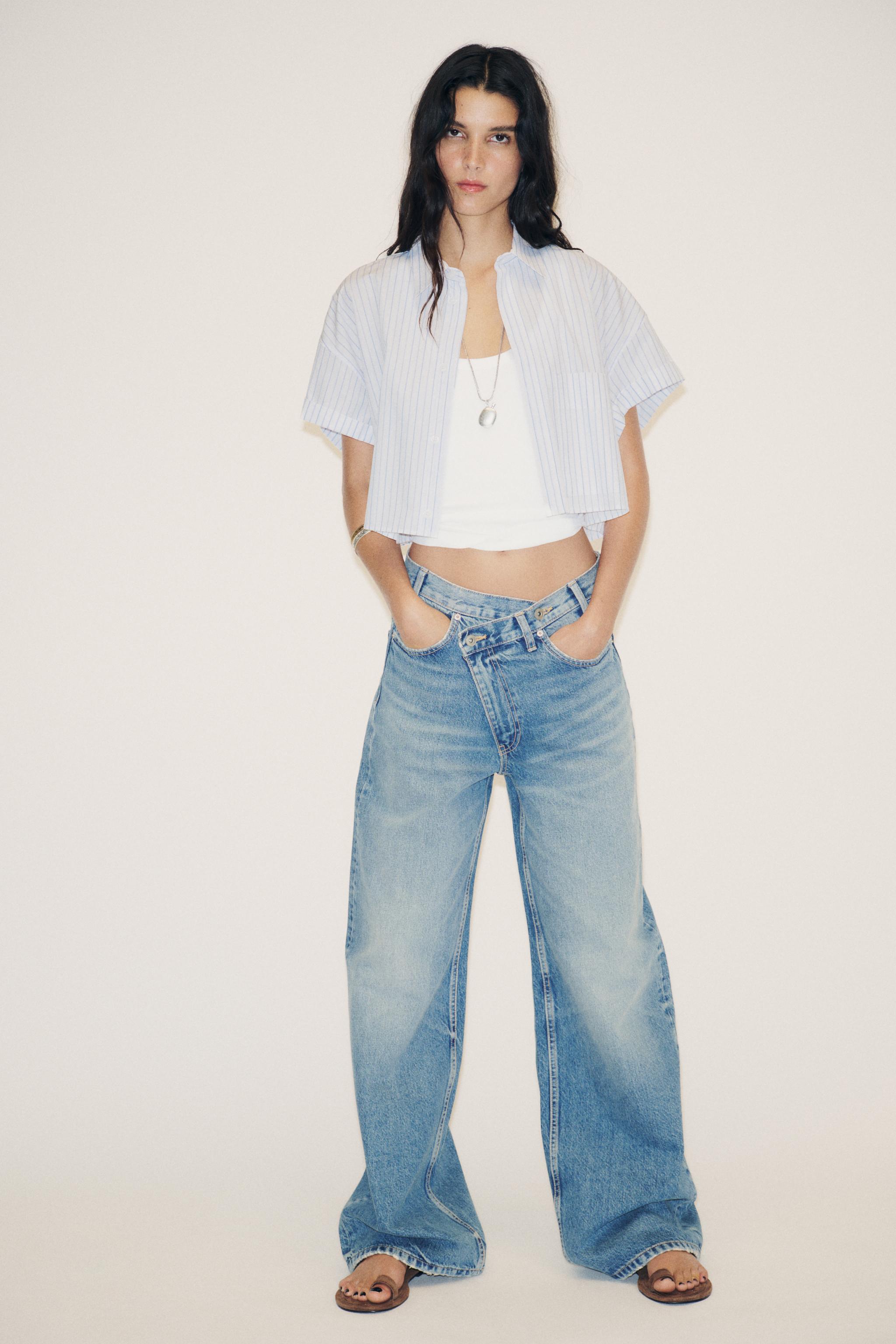 POPLIN CROP SHIRT