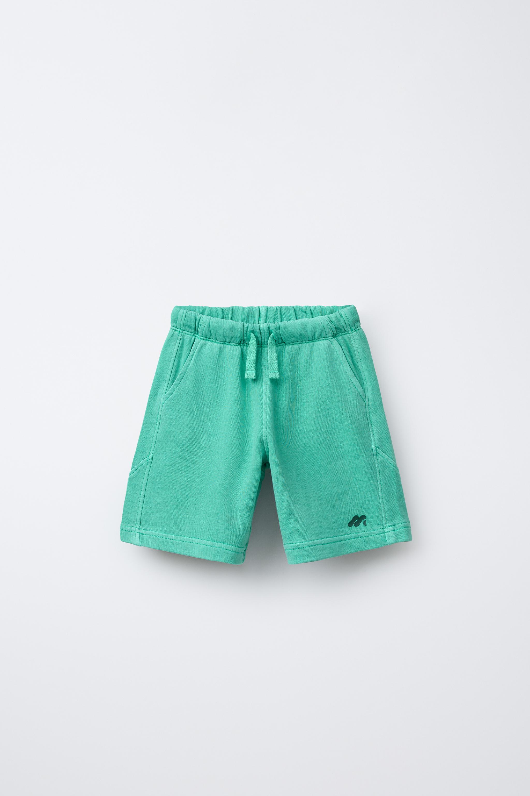 LOGO SEAMED PLUSH SHORTS