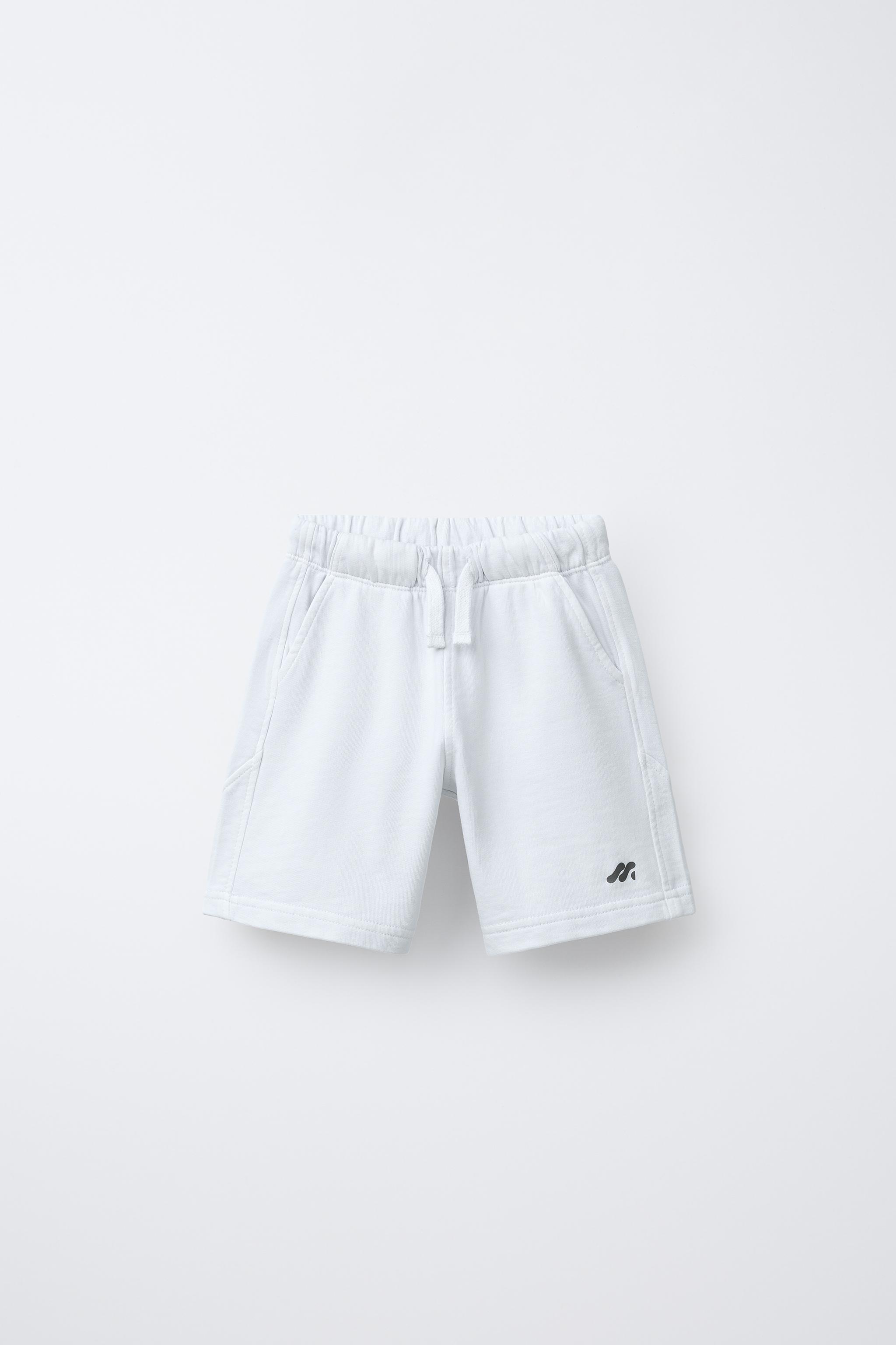 LOGO SEAMED PLUSH SHORTS