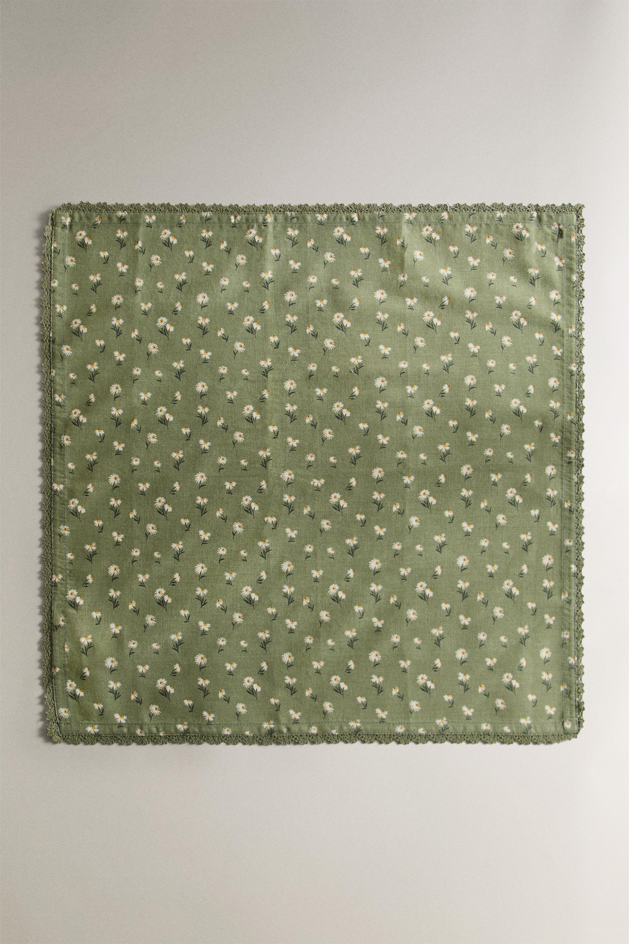 SET OF DAISY COTTON NAPKINS (SET OF 2)