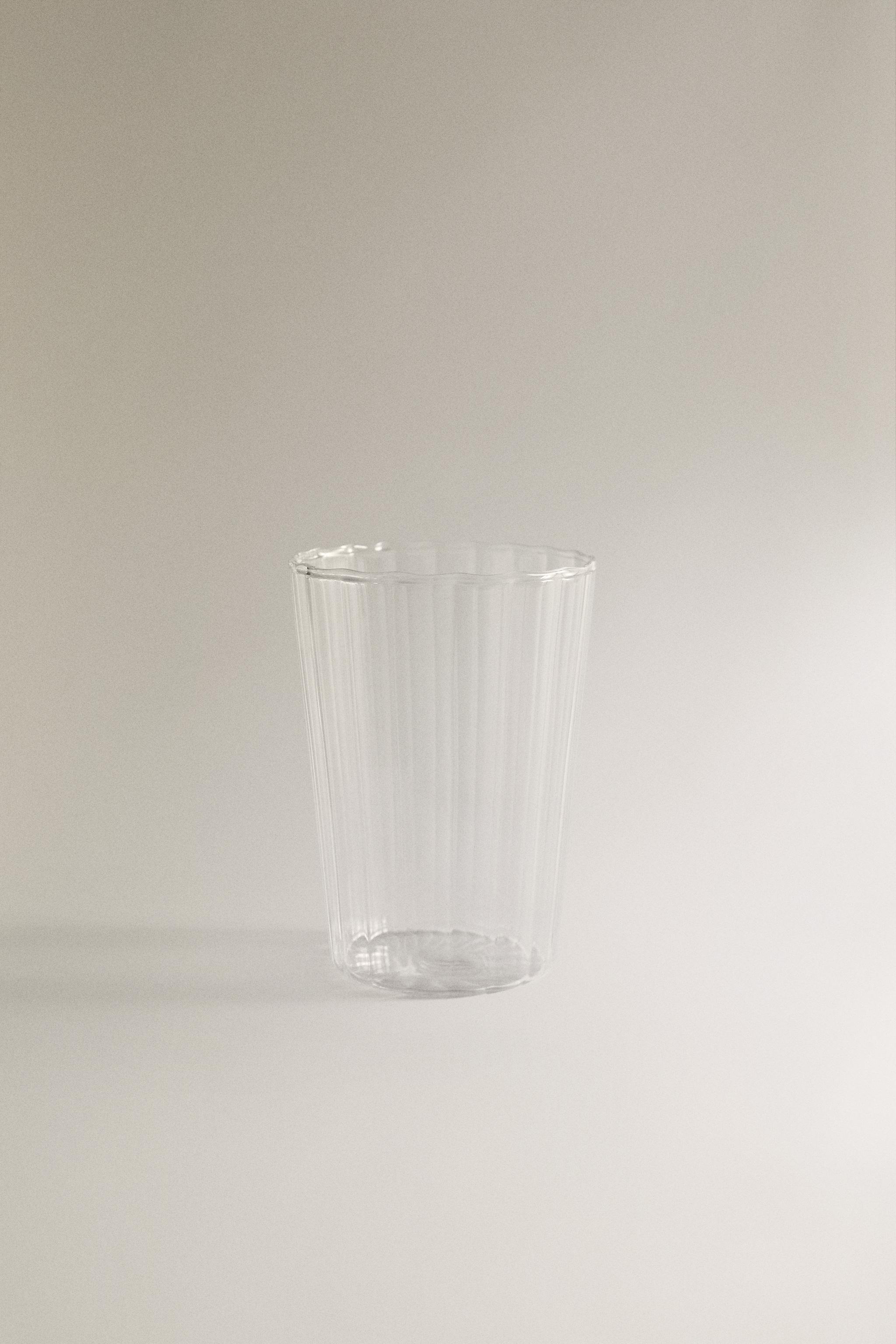 BOROSILICATE TUMBLER WITH LINES