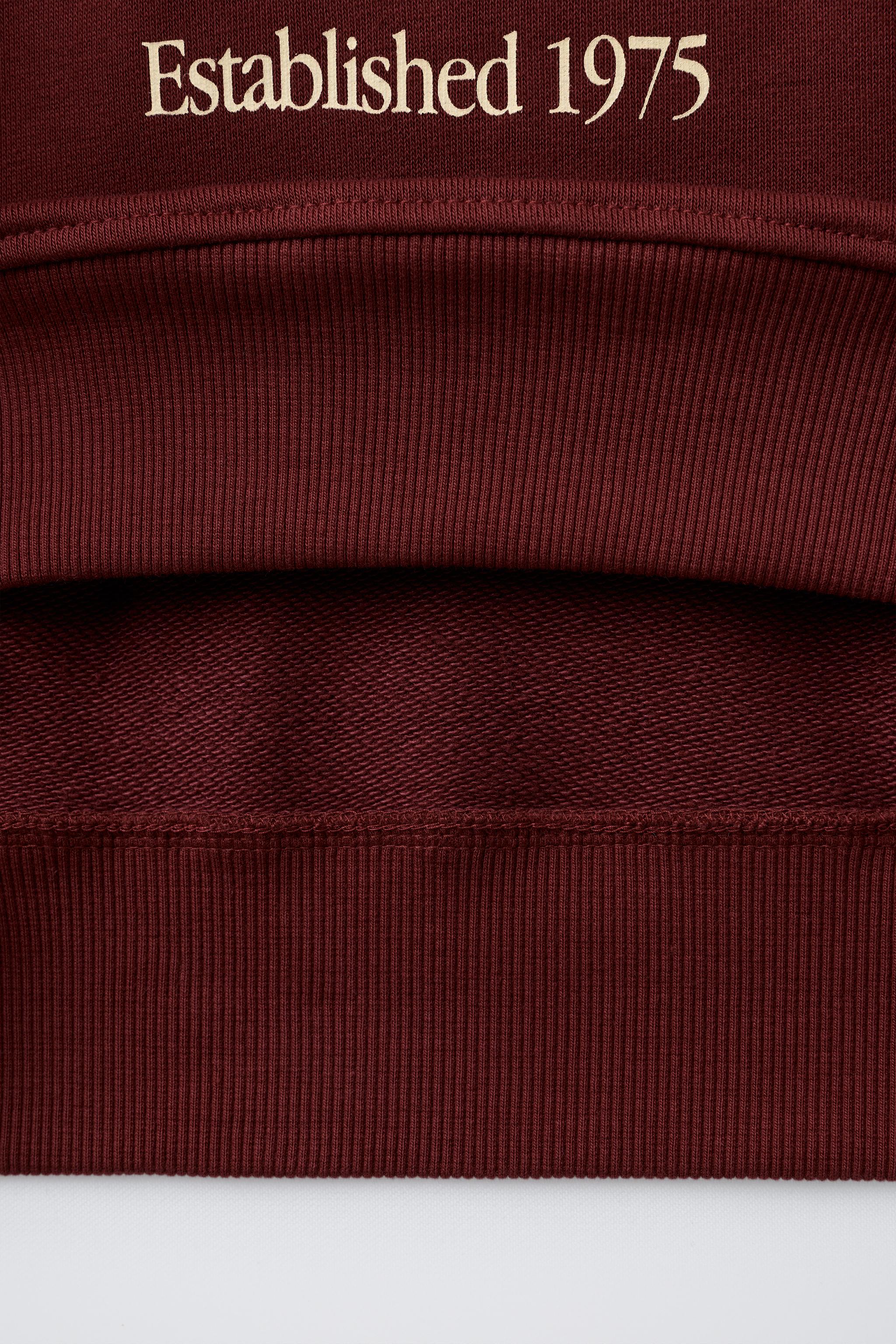 TEXT ZIP-UP SWEATSHIRT AND JOGGER PANTS SET