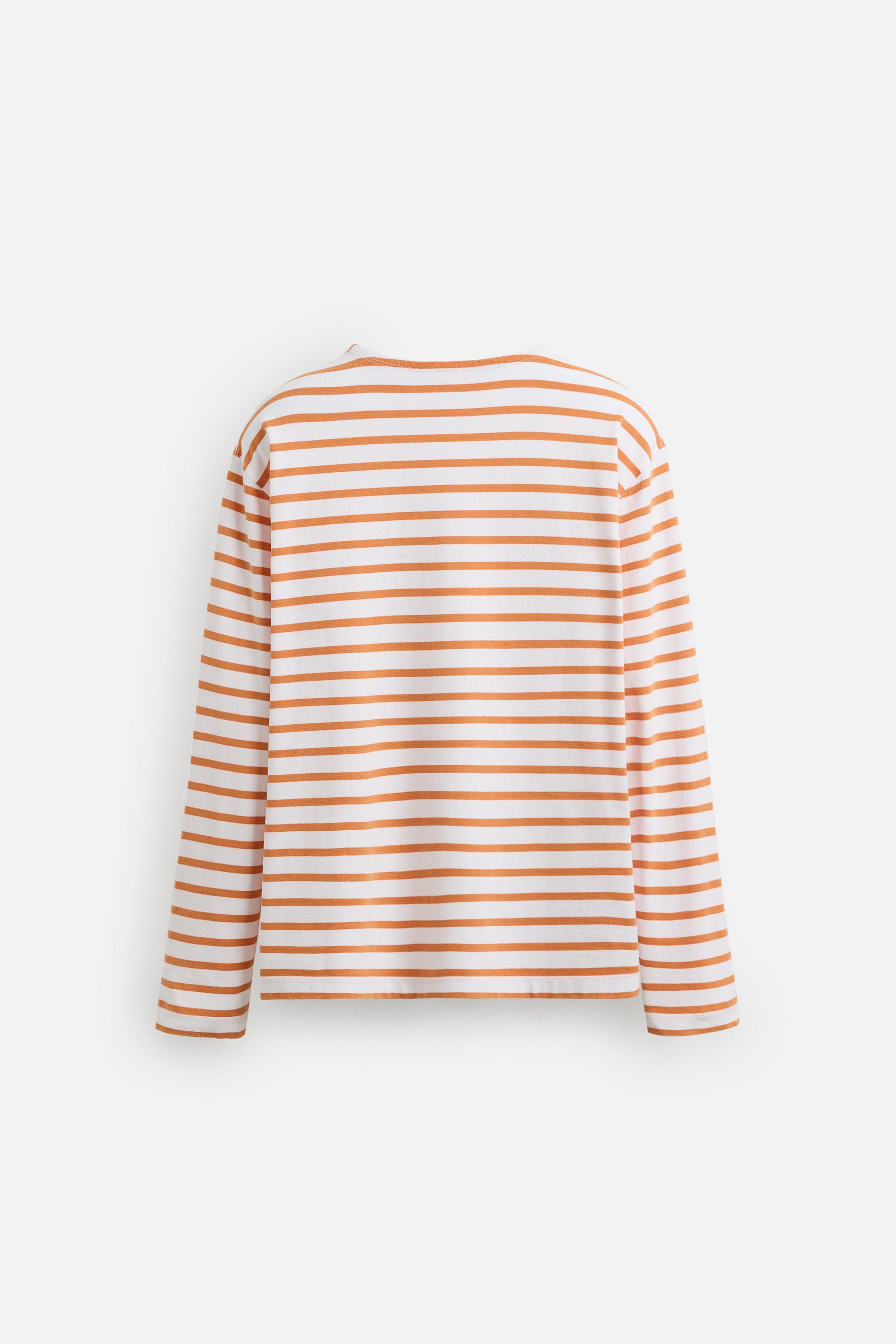 JACQUARD STRIPE T-SHIRT