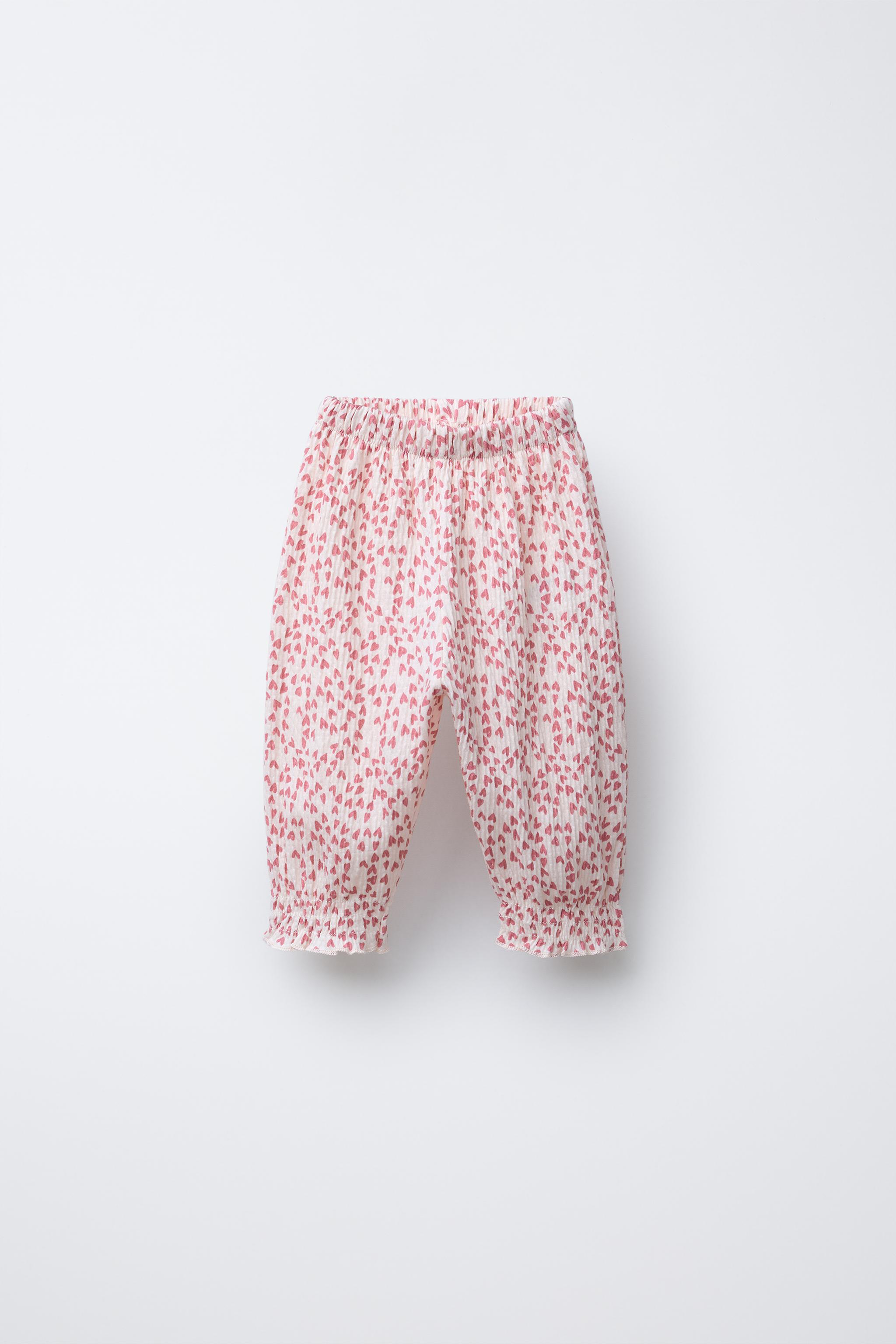 HEART TEXTURE PANTS