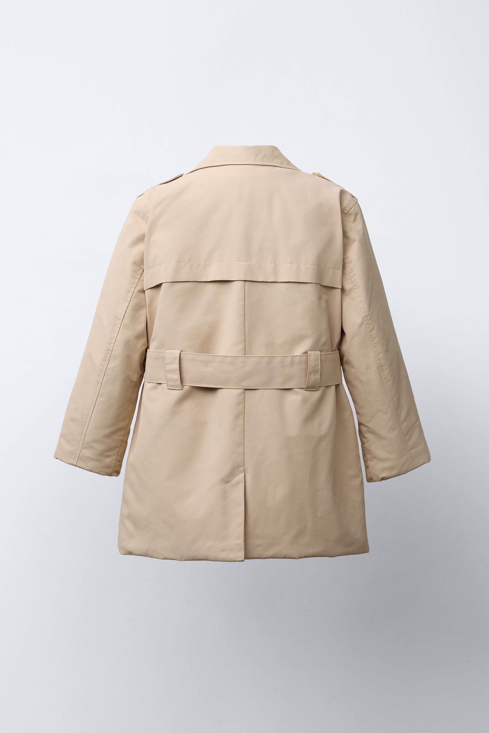 BELTED QUILTED TRENCH COAT