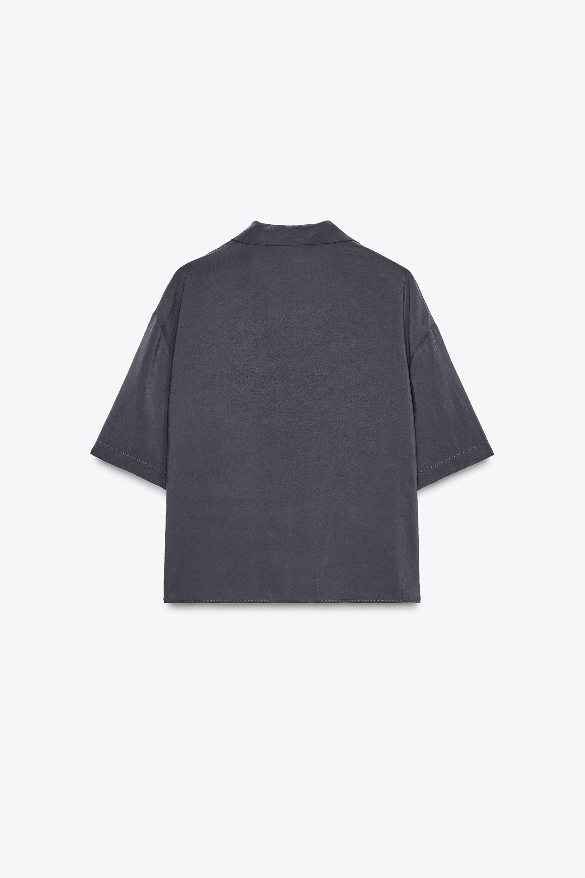 FLOWY SHORT SLEEVE SHIRT