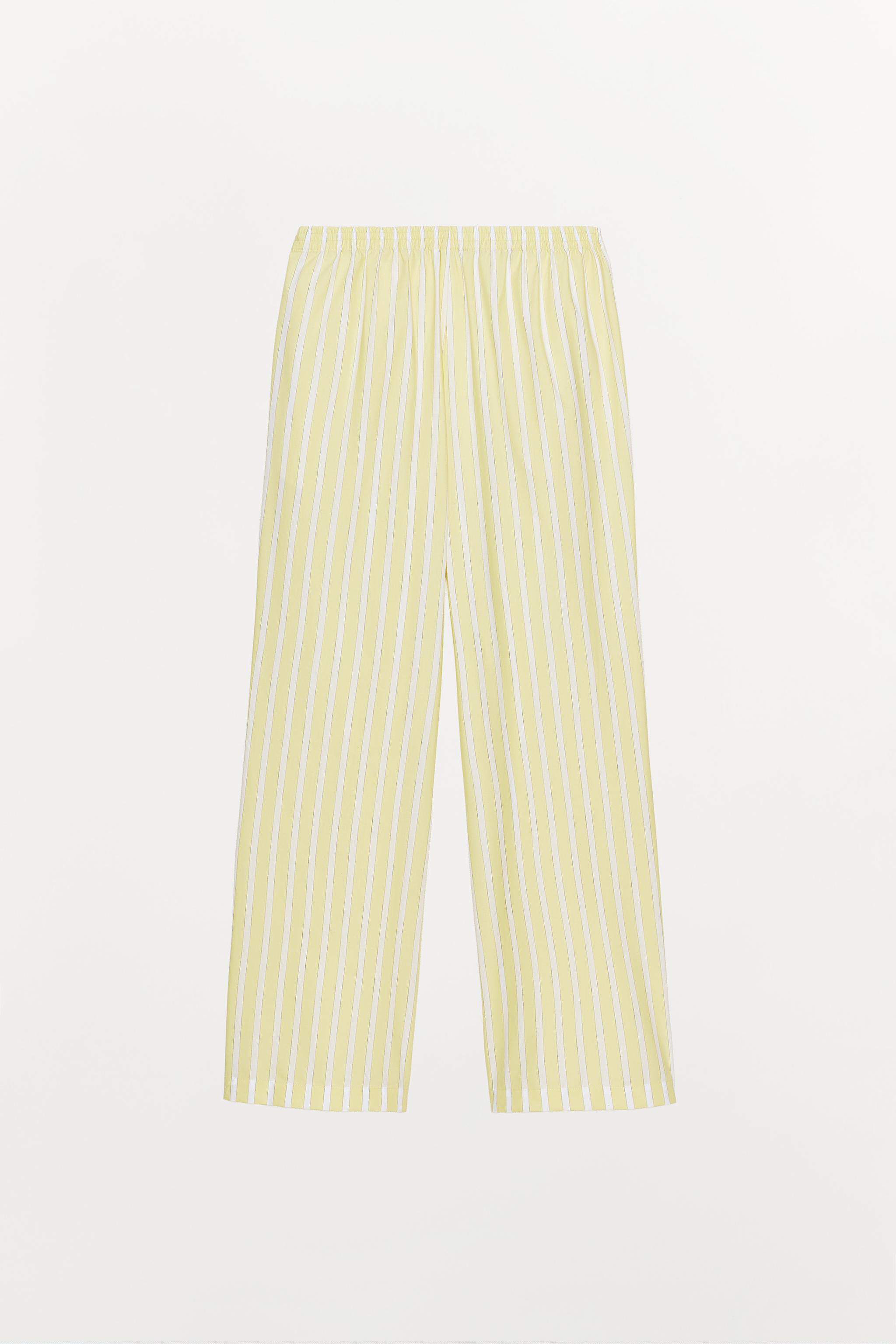 STRIPED PAJAMA PANTS