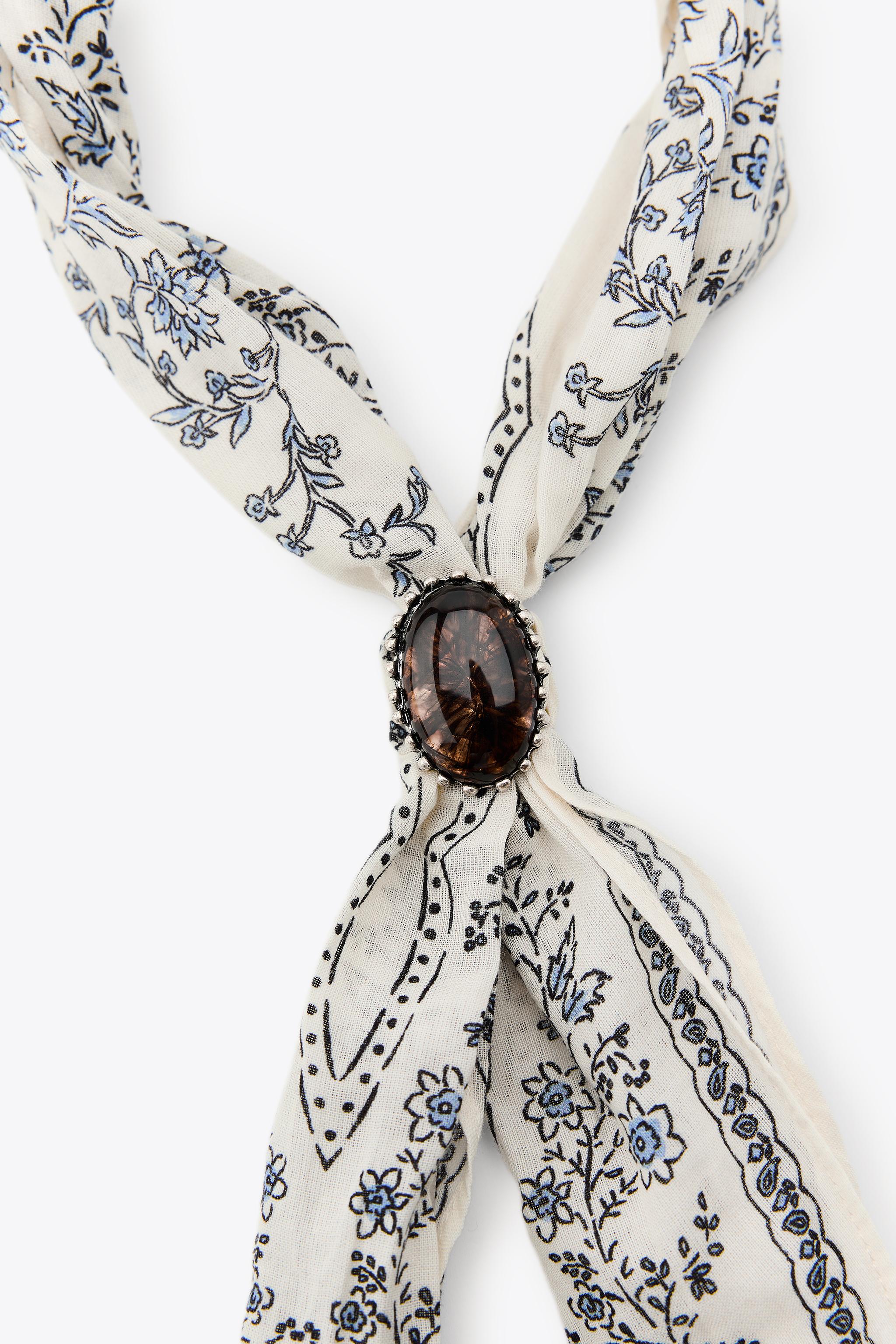 STONE COTTON PRINTED BANDANA