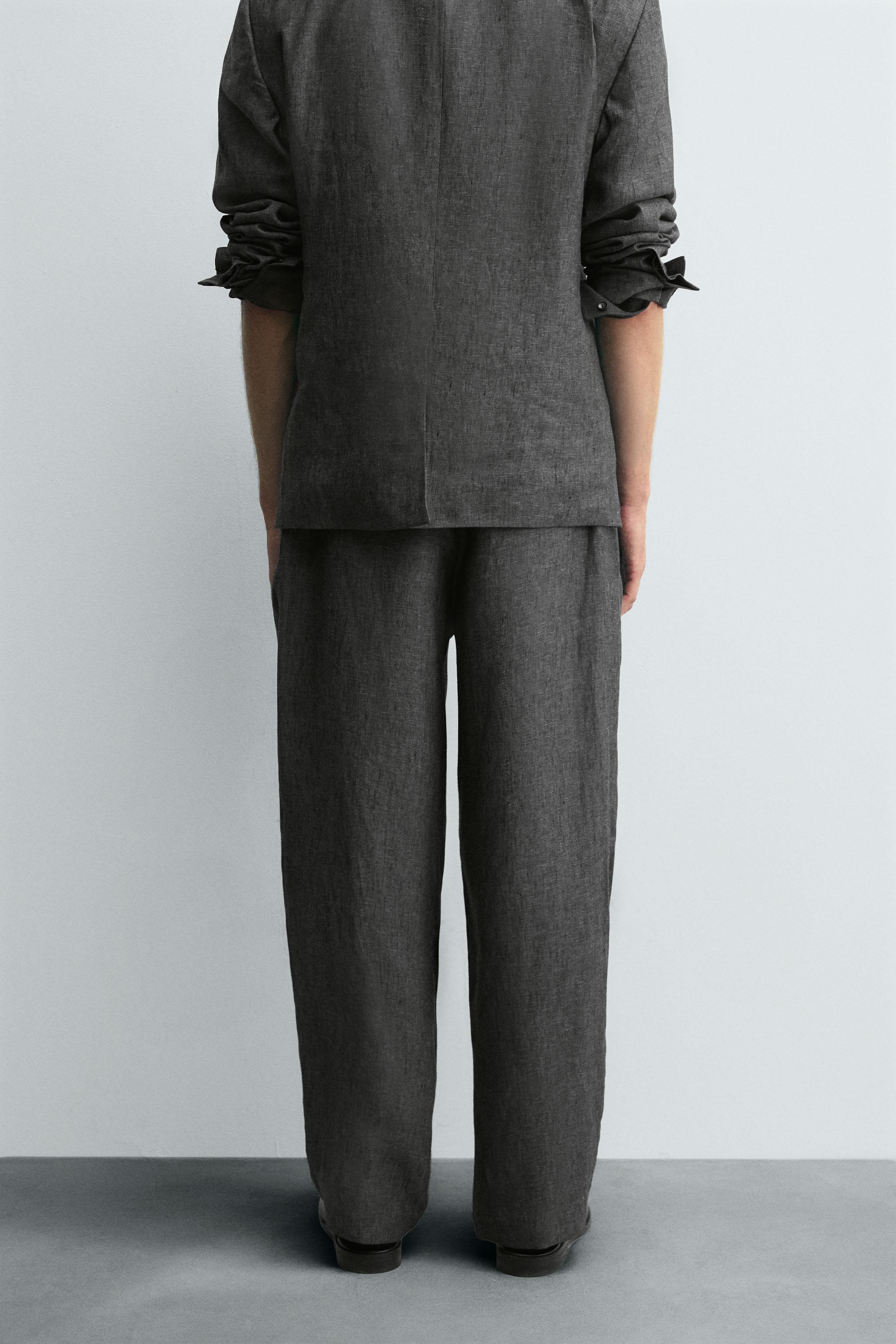 100% LINEN SUIT PANTS