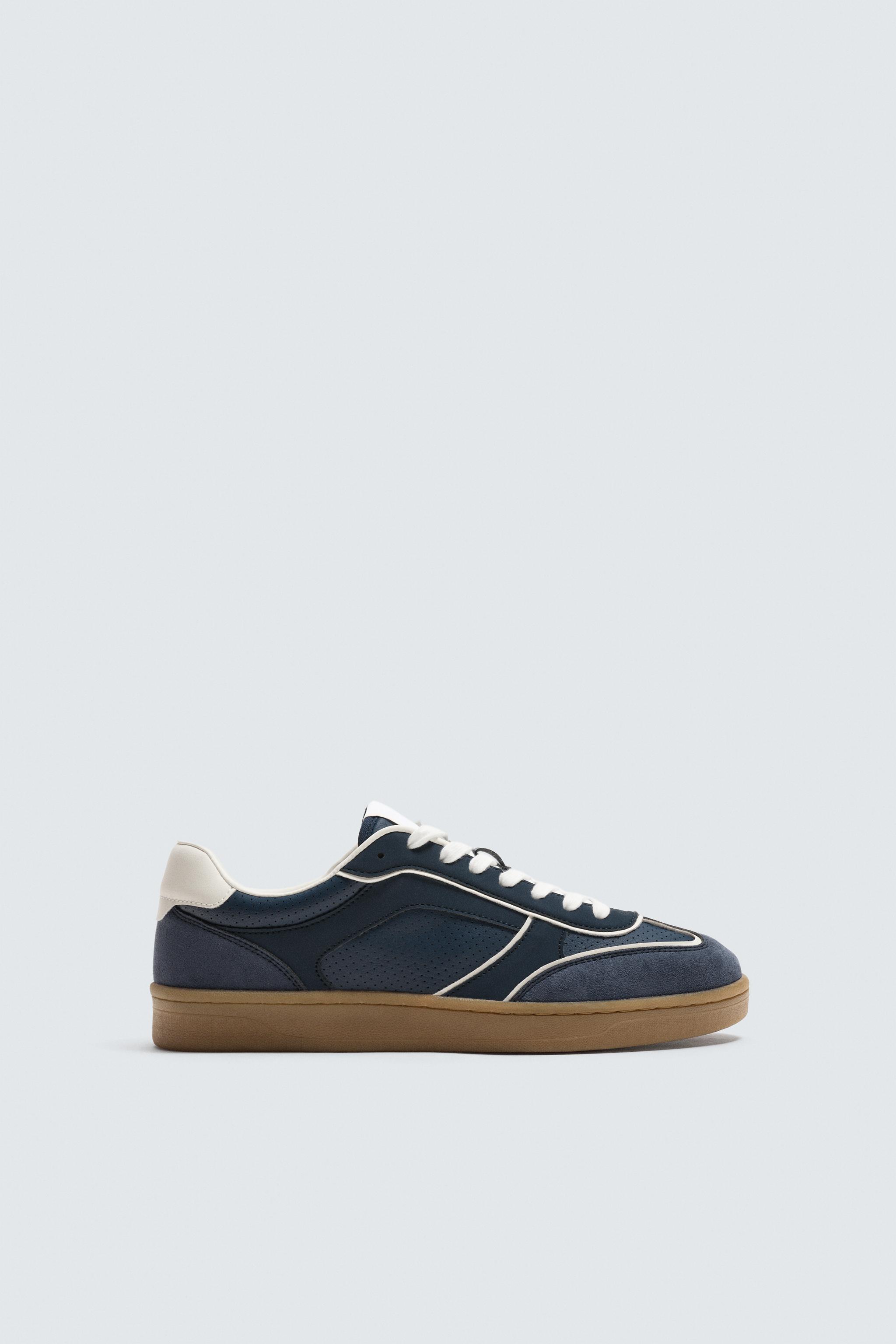 CONTRAST SOLE SNEAKERS