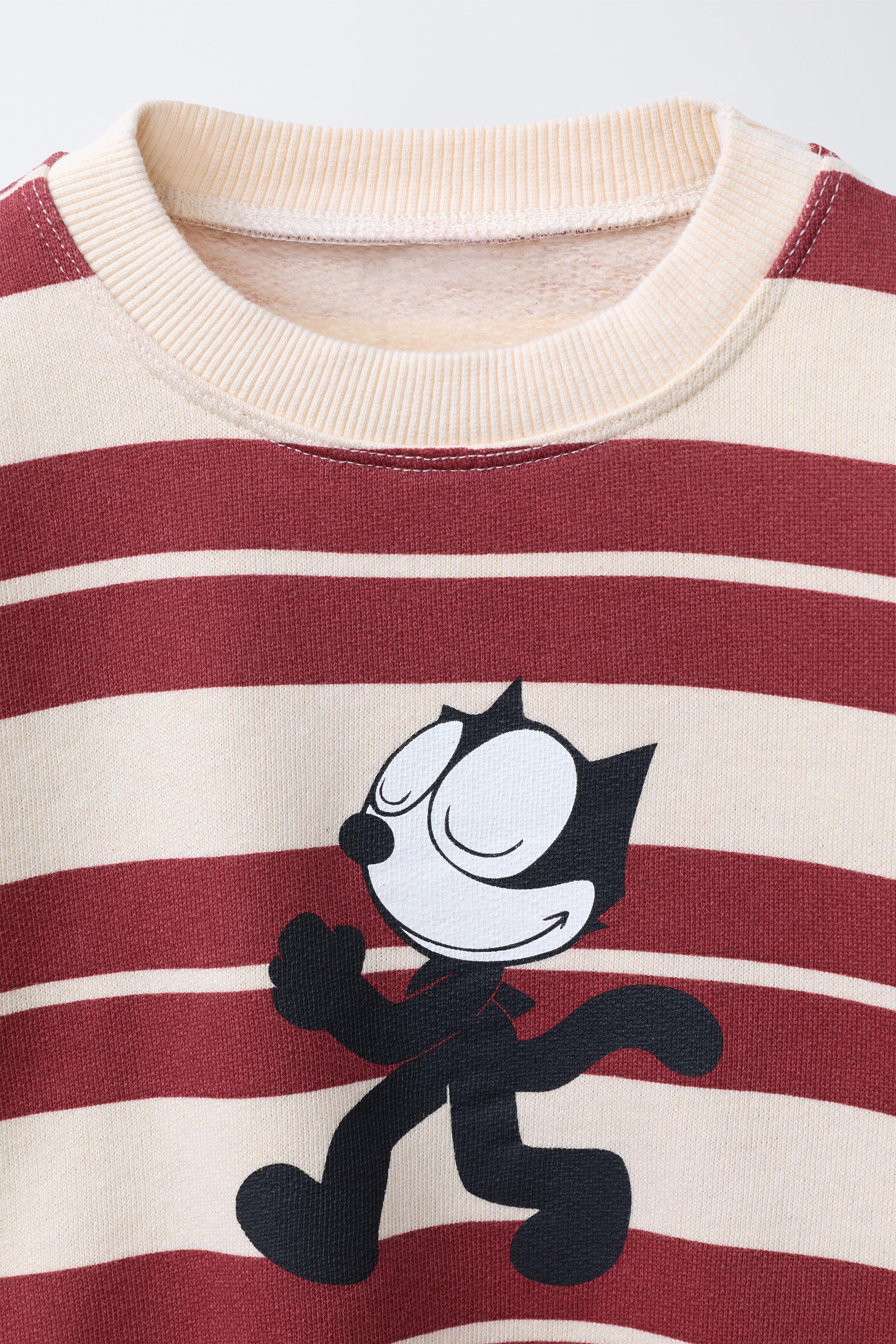 FELIX THE CAT © STRIPED SWEATSHIRT