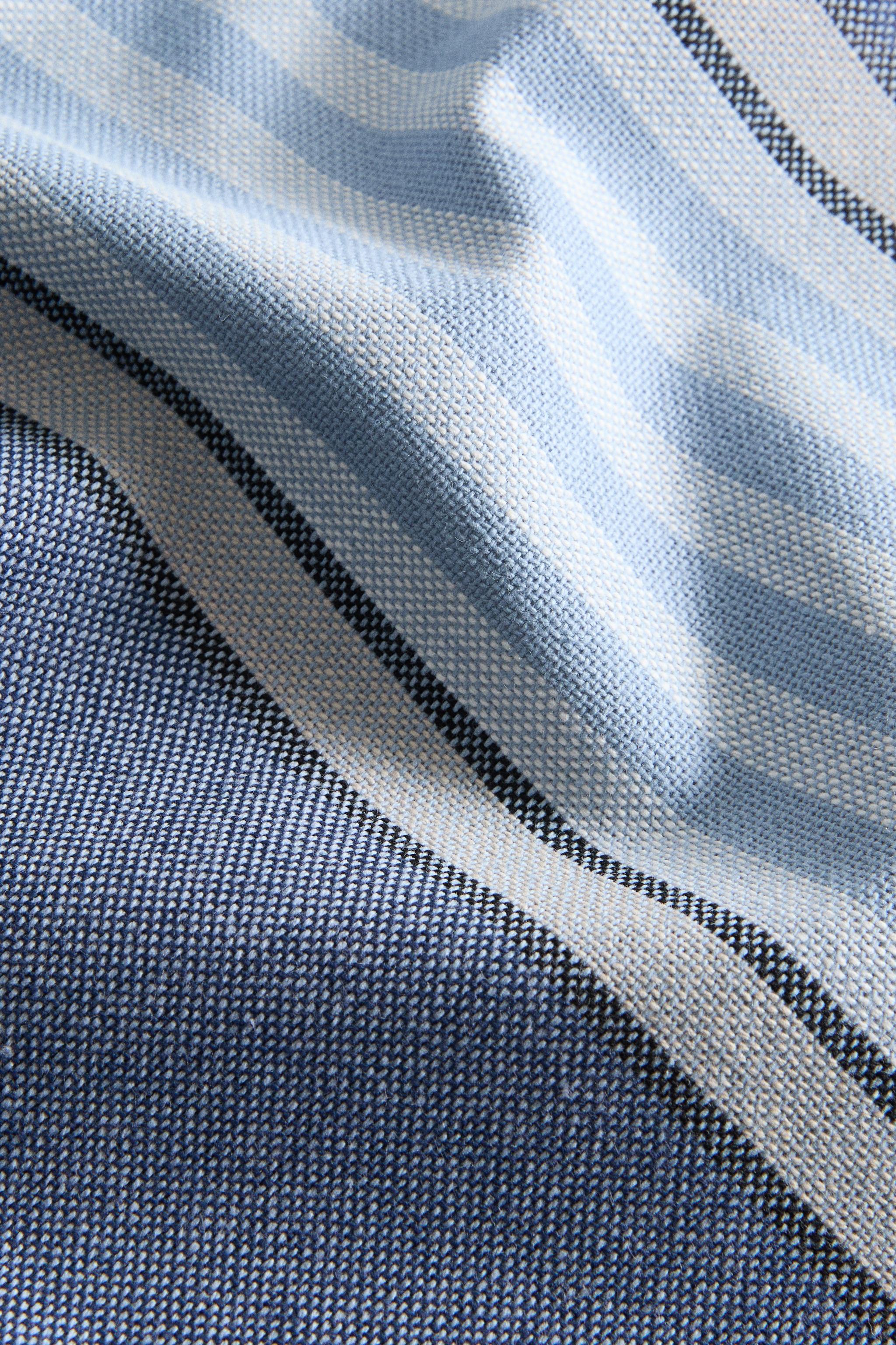 SET OF DYED THREAD STRIPED NAPKINS (SET OF 2)