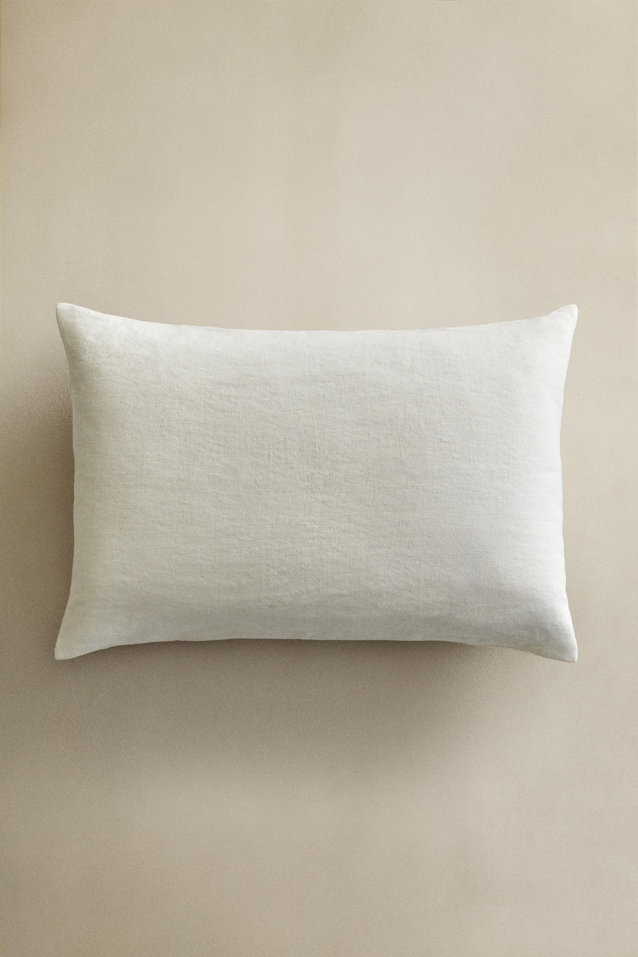 WASHED LINEN THROW PILLOW COVER