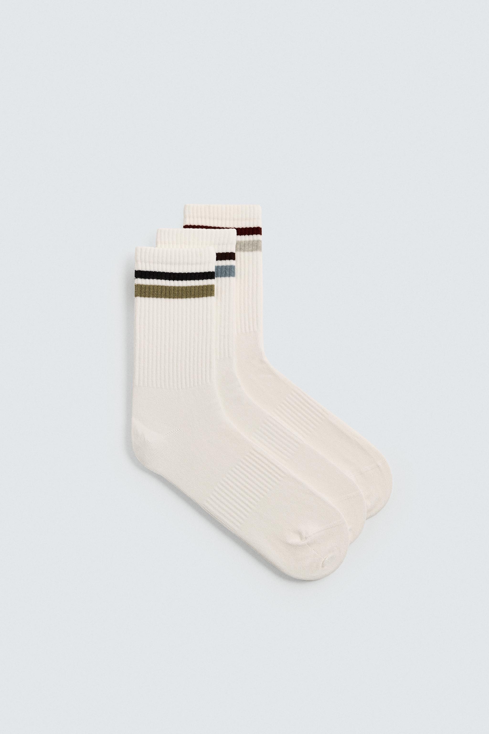 3-PACK STRIPED SOCKS