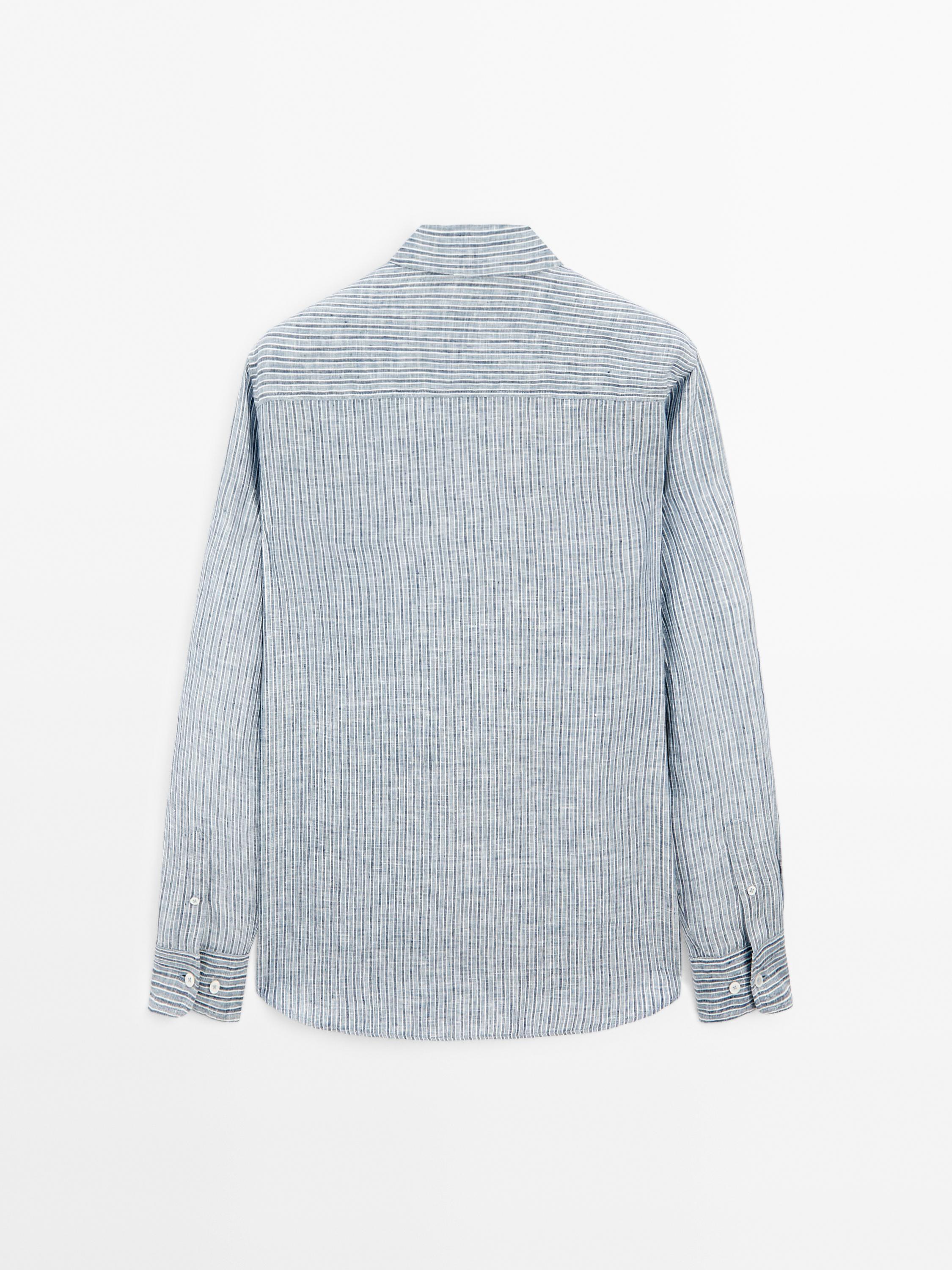 Regular fit striped shirt