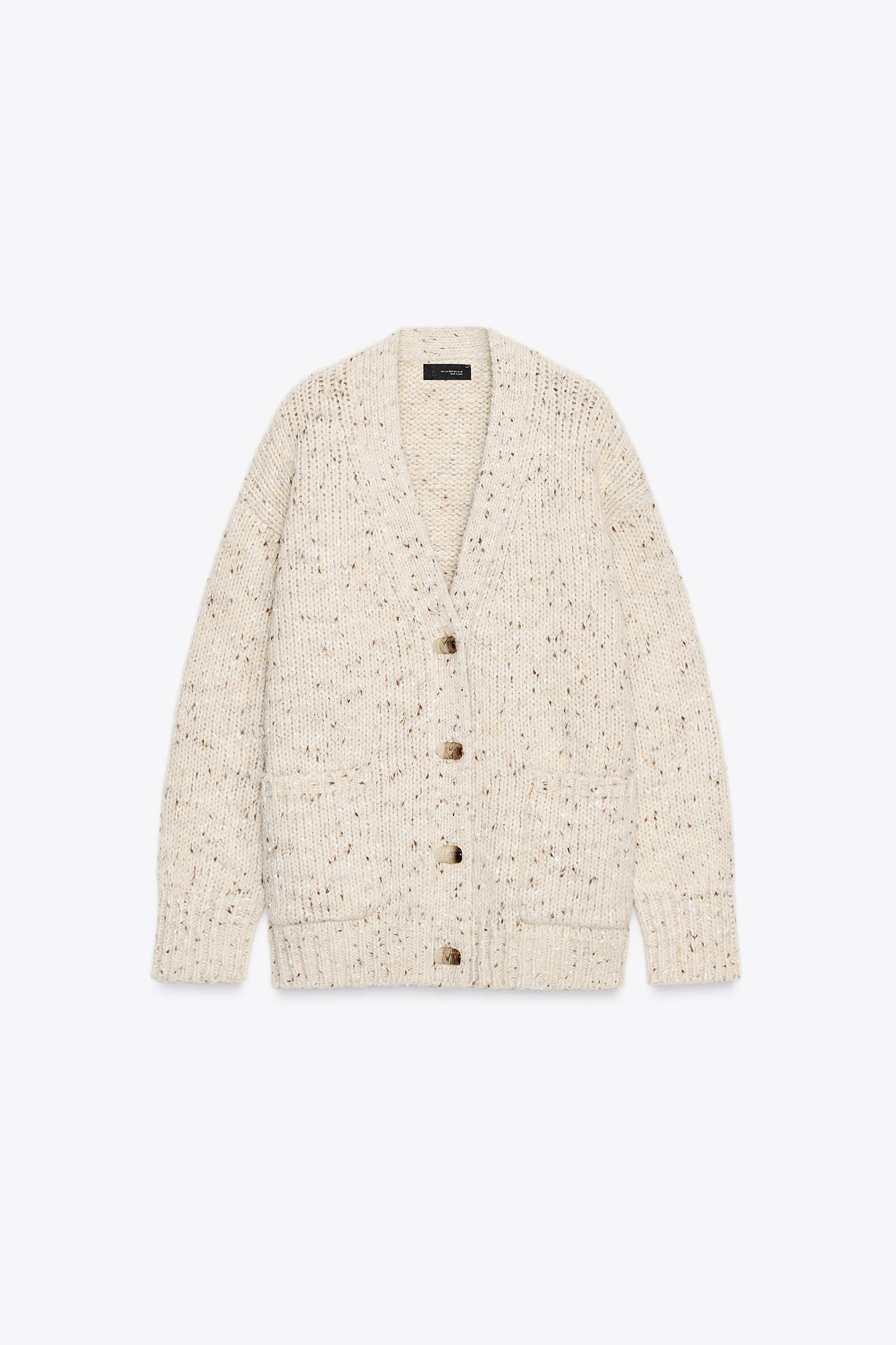 PINCHITA OVERSIZED KNIT CARDIGAN