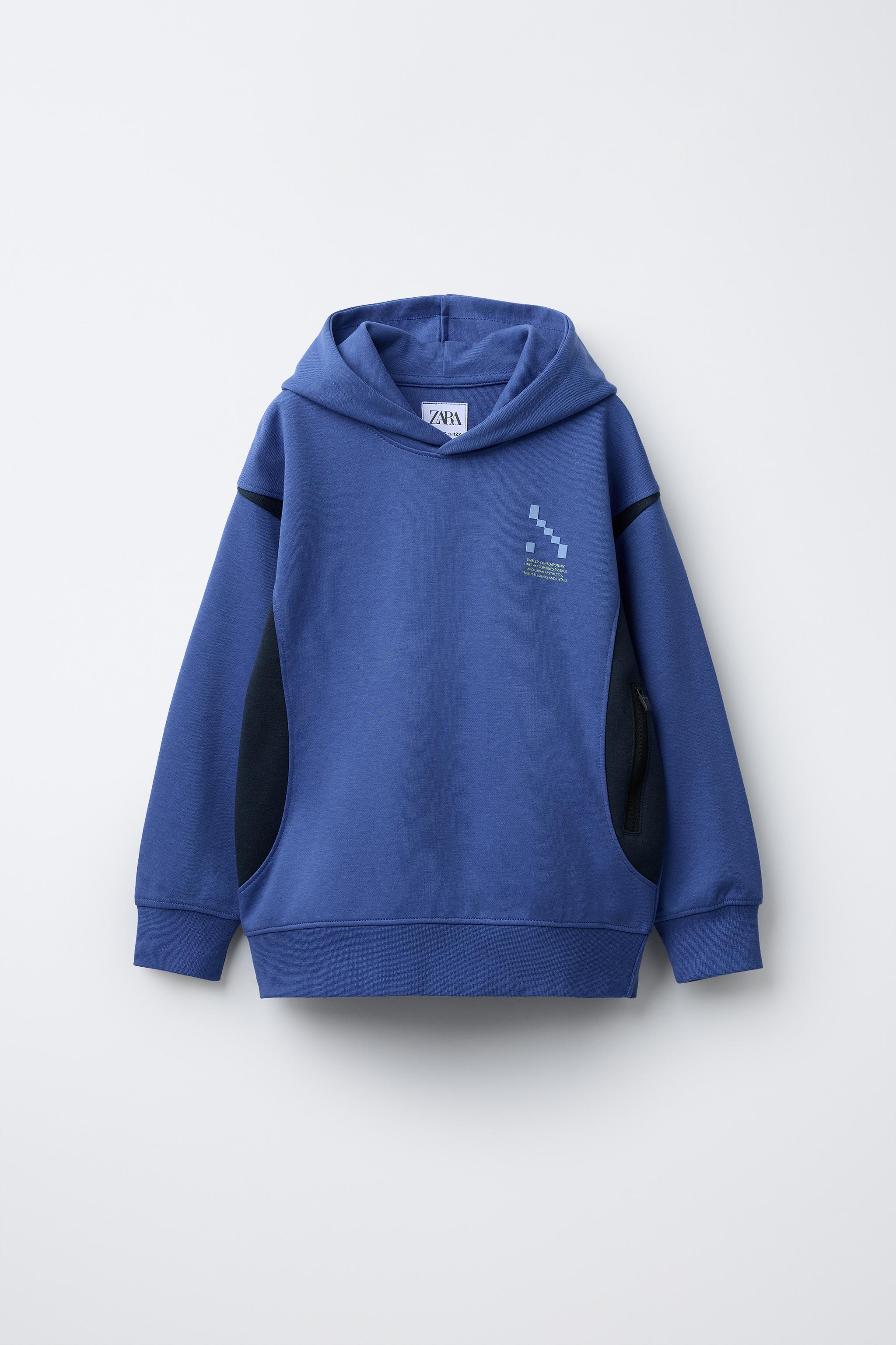 SPORTY COLOR BLOCK SWEATSHIRT