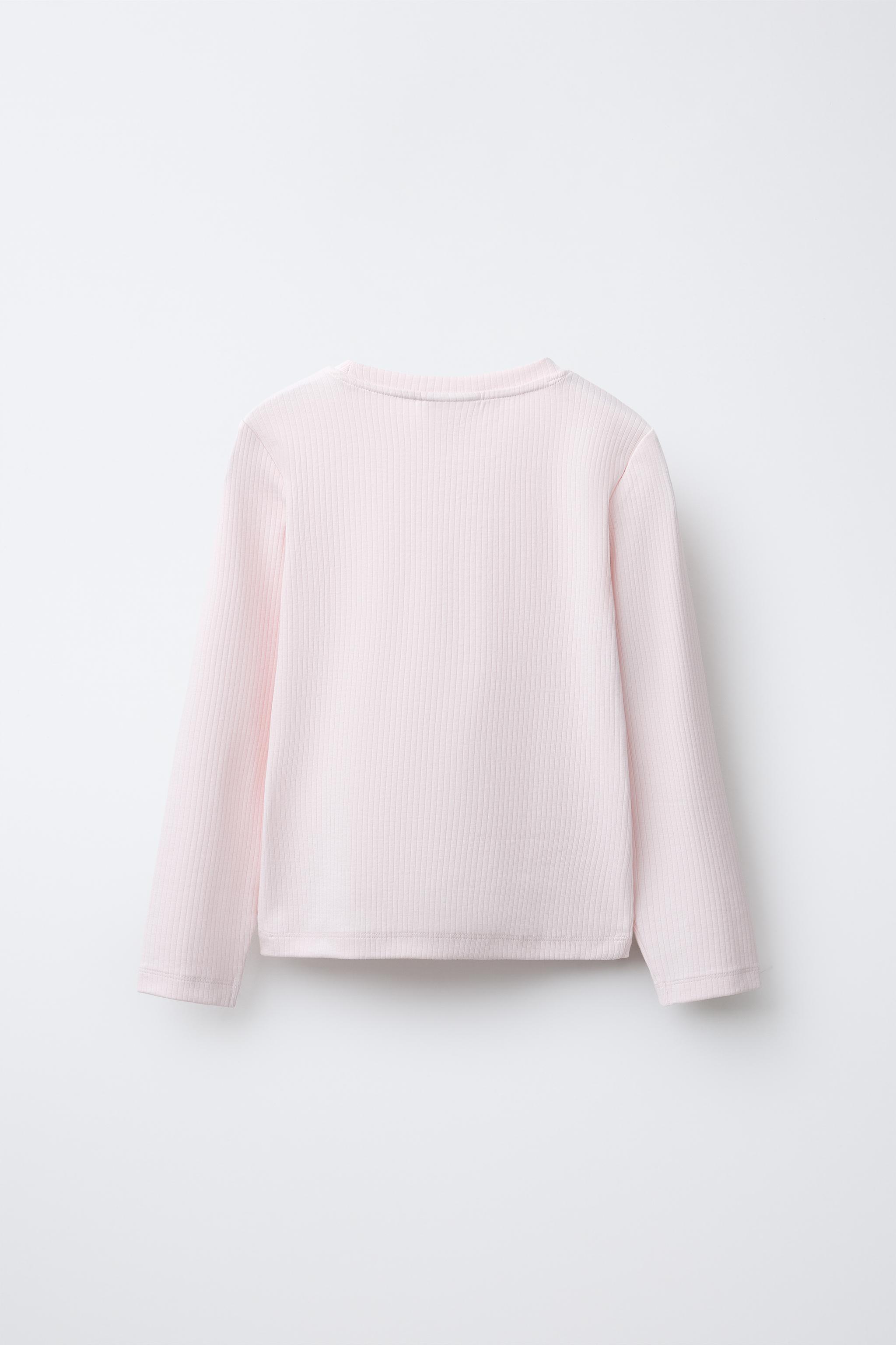 PLAIN RIBBED T-SHIRT