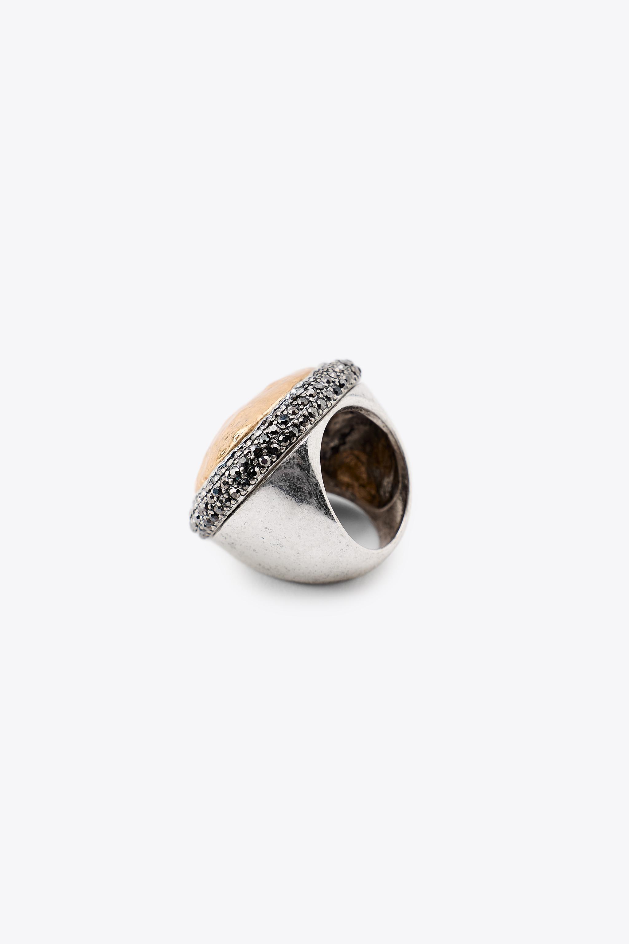 GLITTER TEXTURE MAXI RING