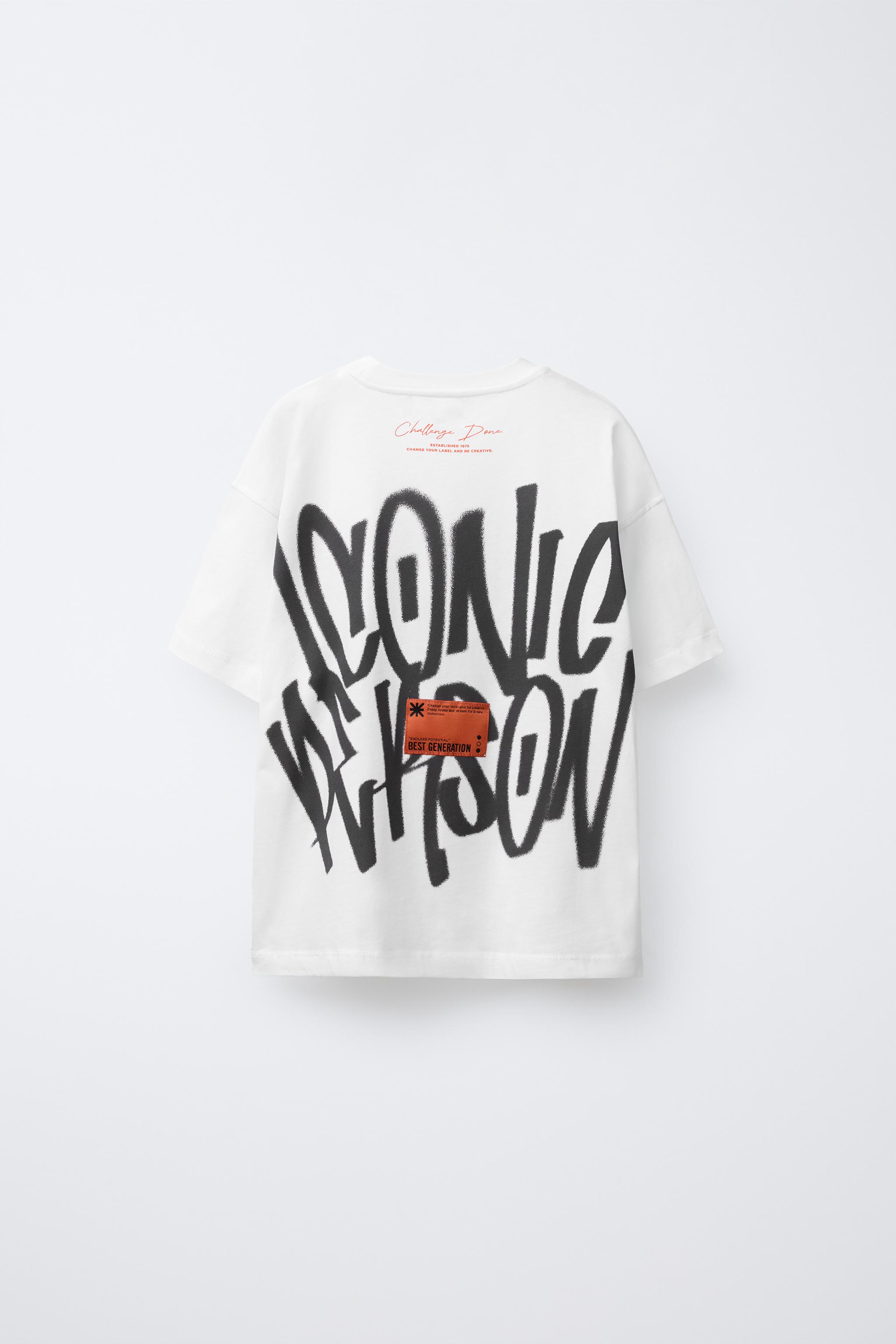 GRAFFITI PRINT T-SHIRT