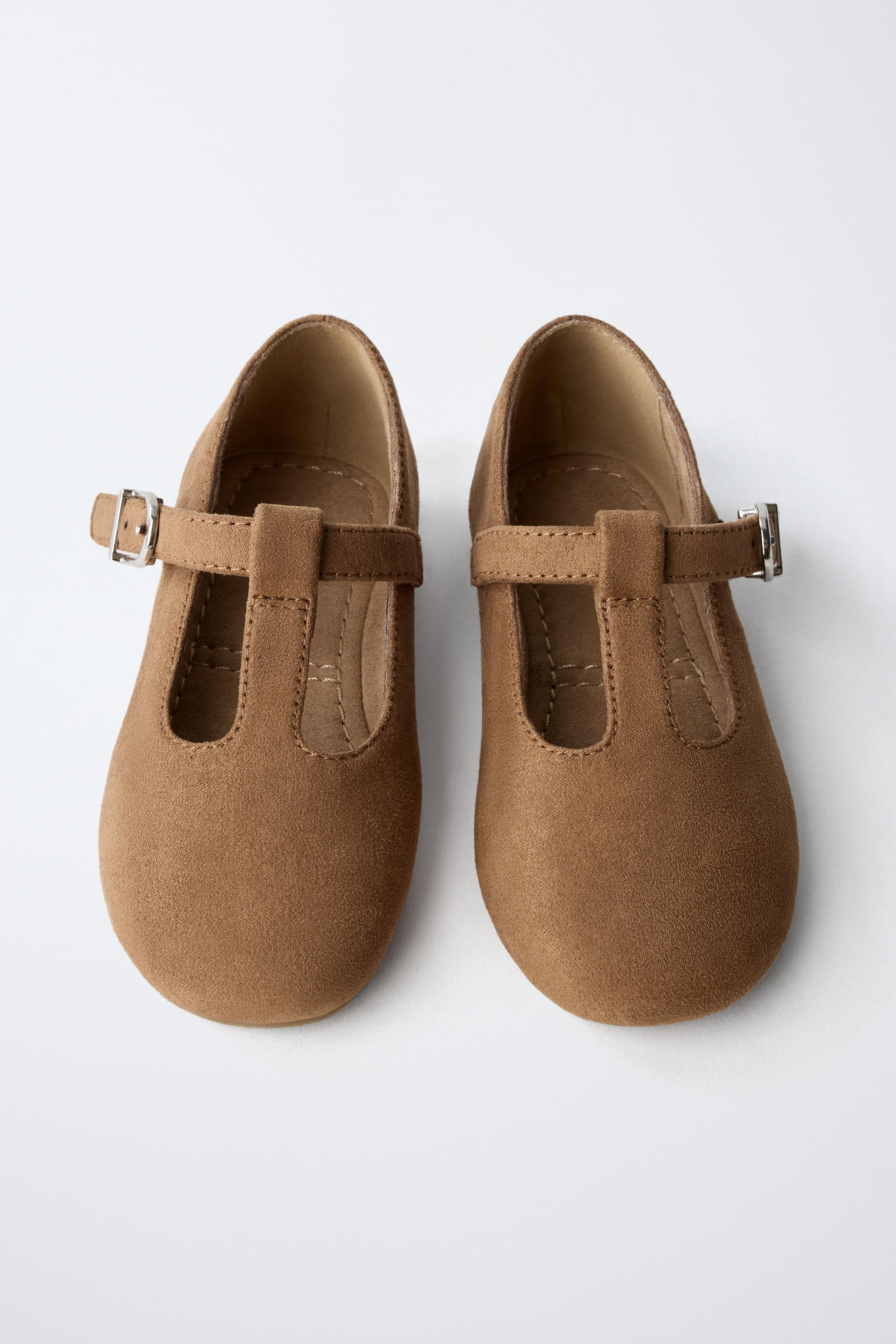 T-STRAP BALLET FLATS