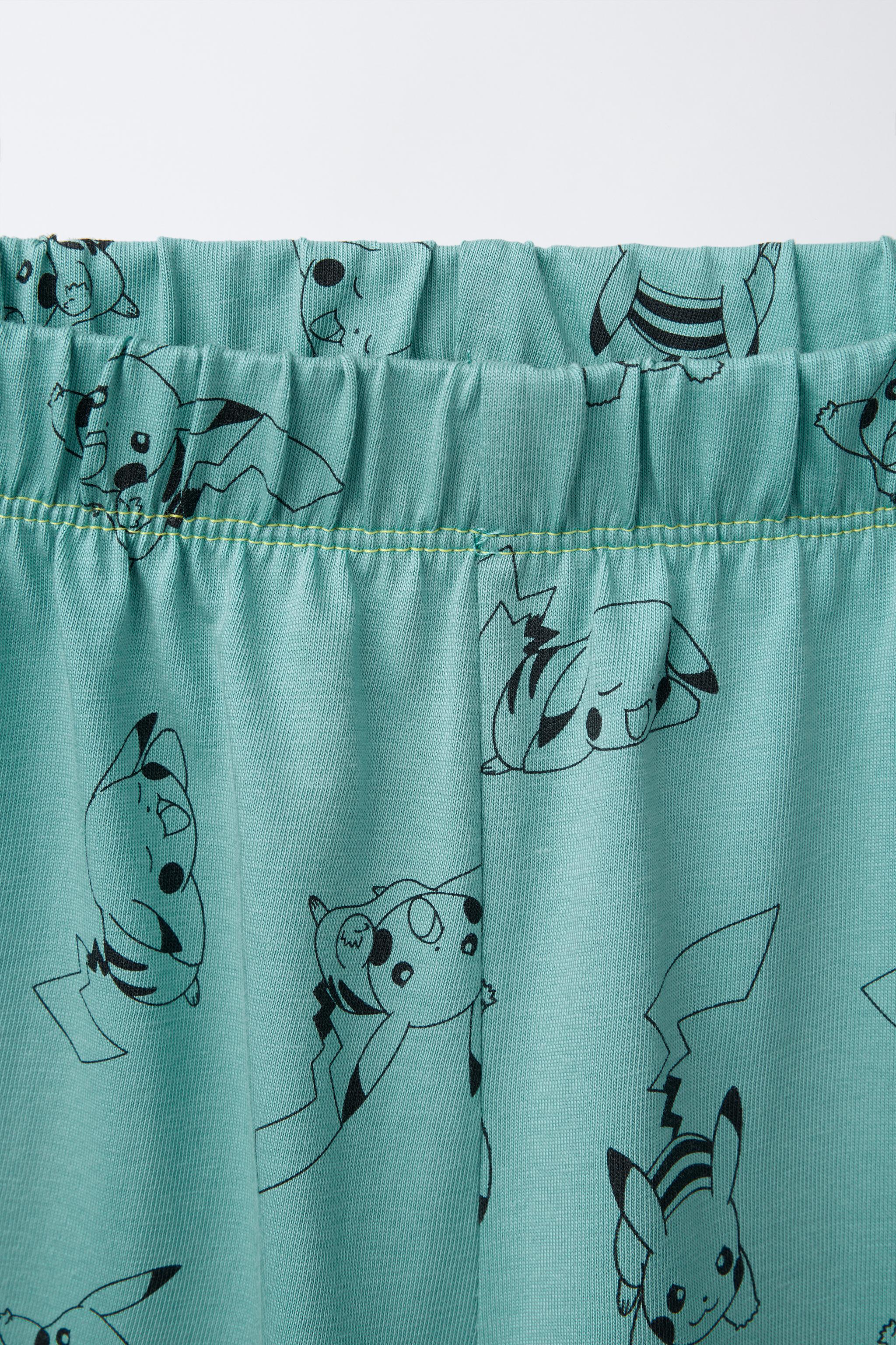 6-14 YEARS/ PIKACHU POKÉMON ™ T-SHIRT AND BERMUDA PAJAMAS