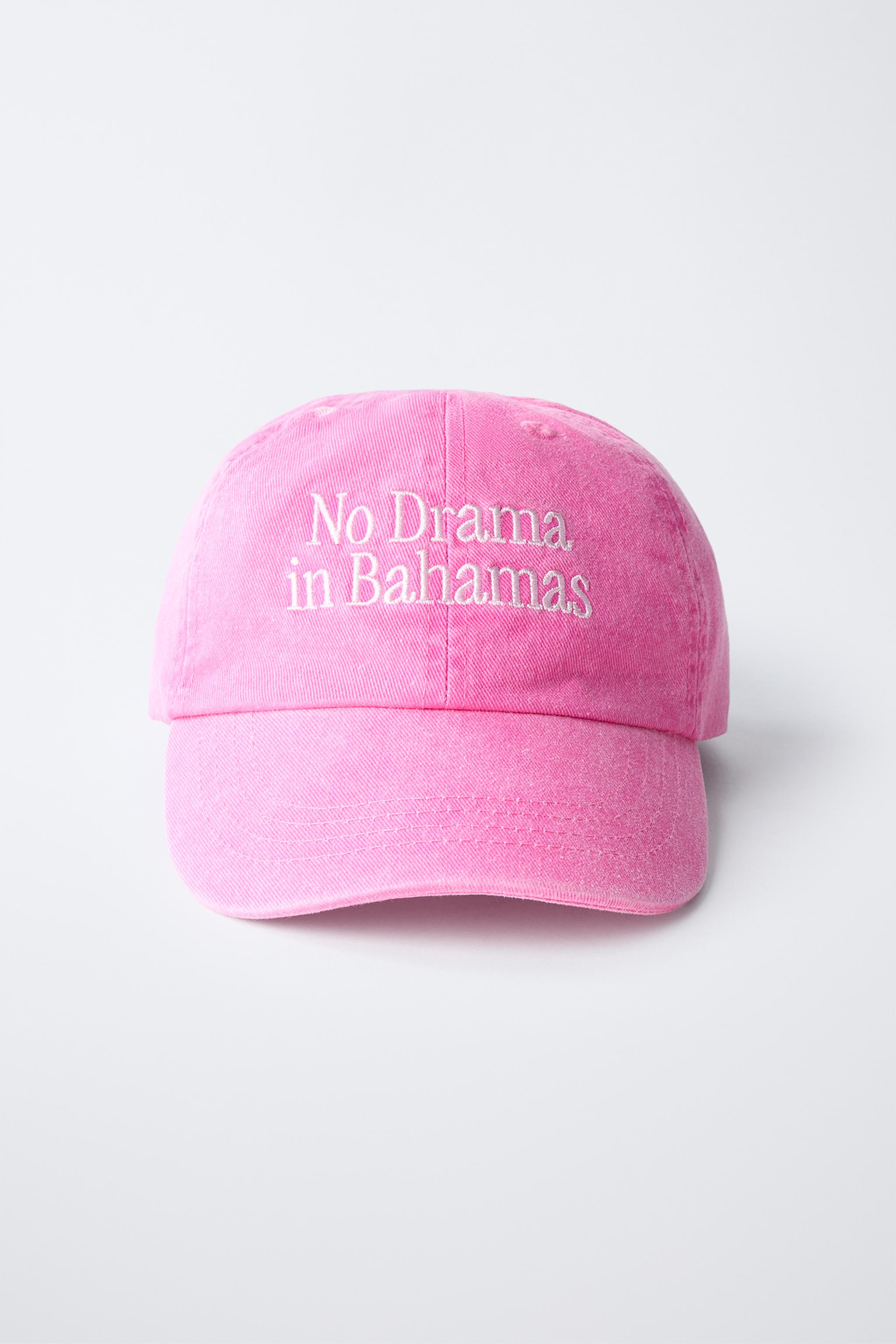 EMBROIDERED TEXT CAP