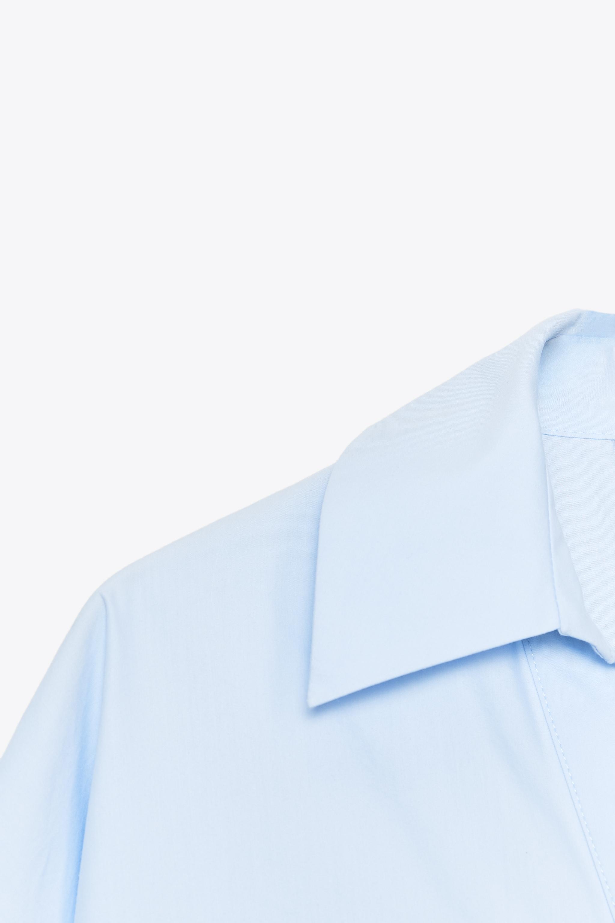 WIDE SLEEVE POPLIN SHIRT