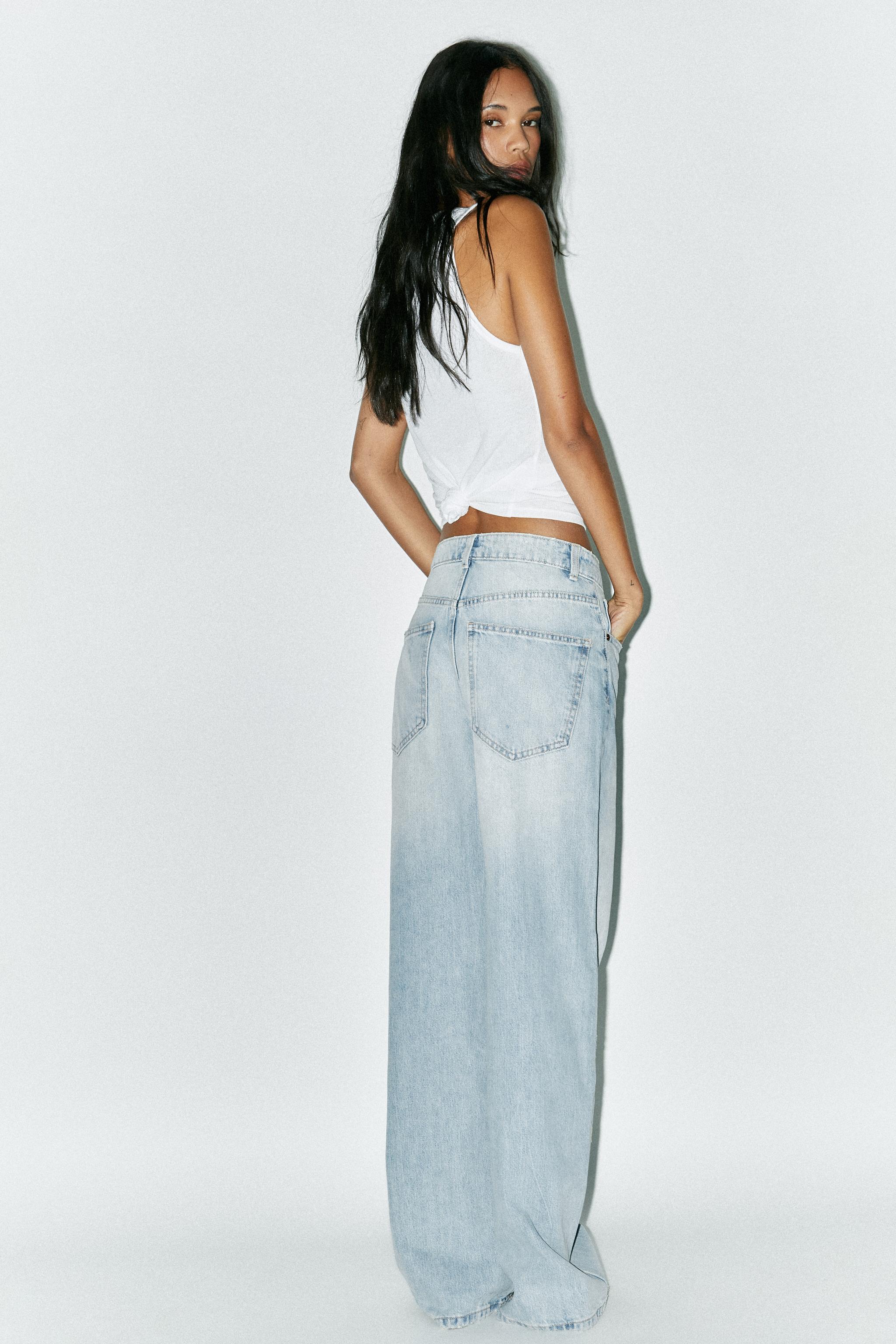 TRF HIGH WAIST EXTRA WIDE LEG JEANS