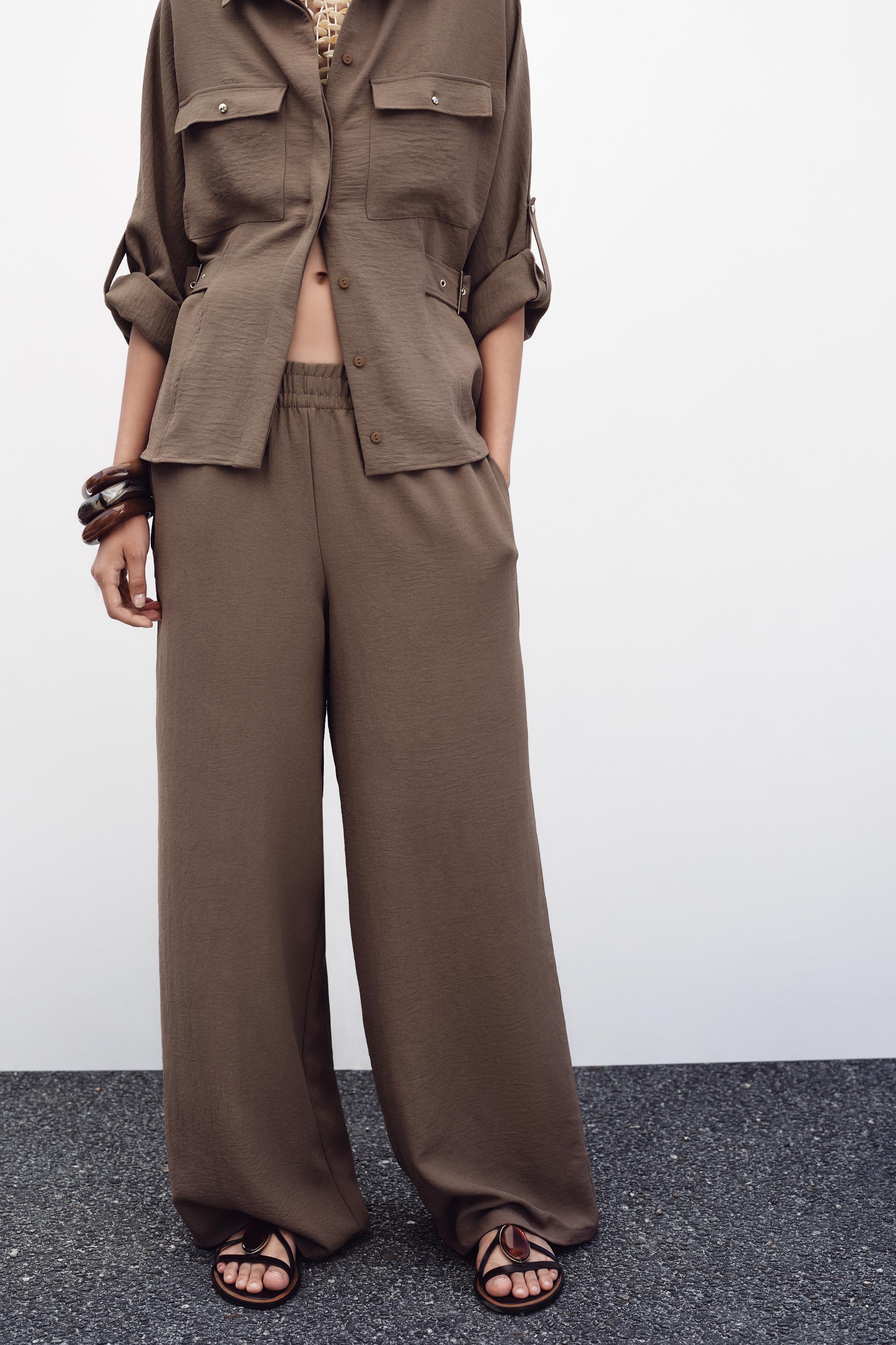 FLOWY WIDE LEG PANTS