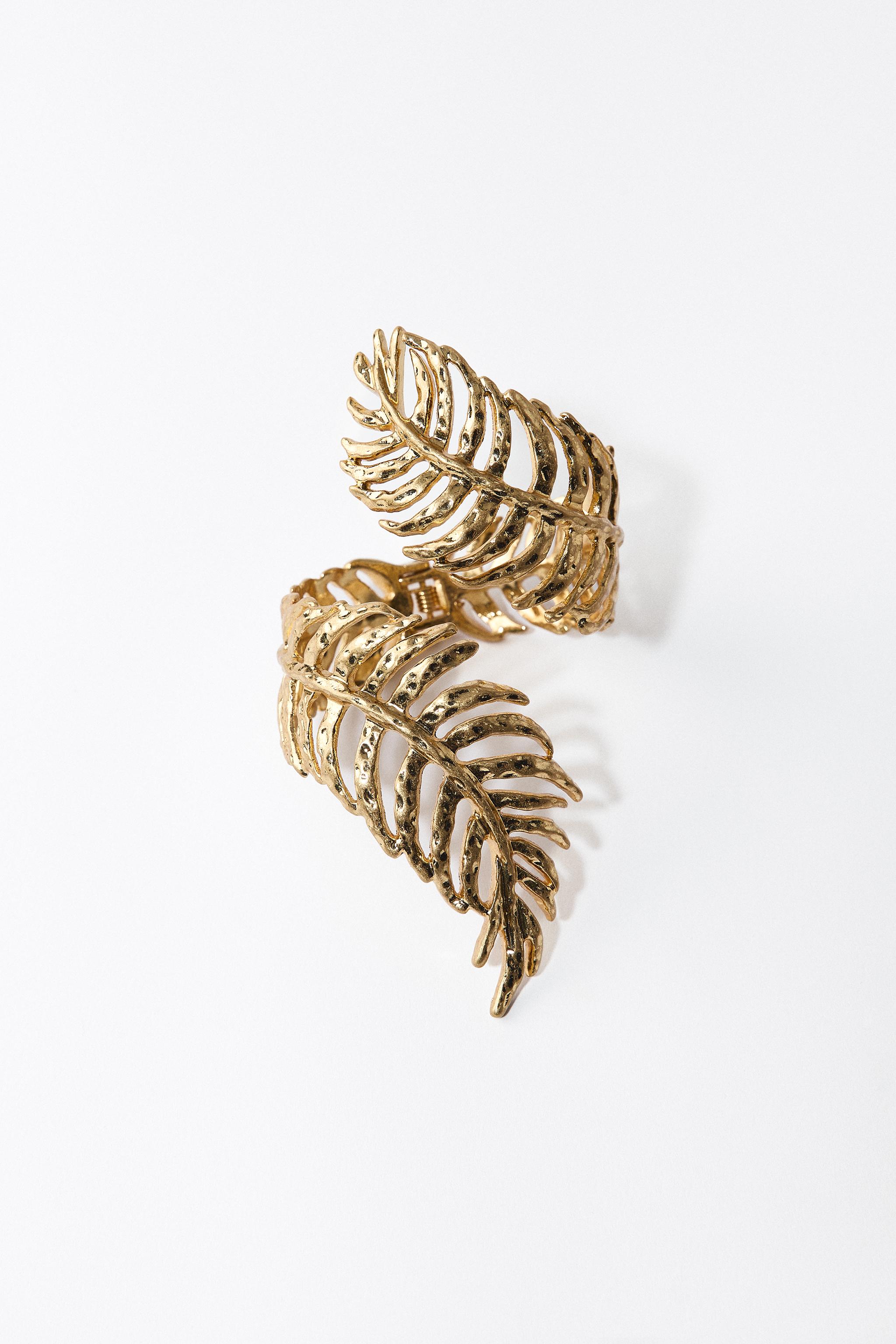 ARECA LEAF COILED BRACELET