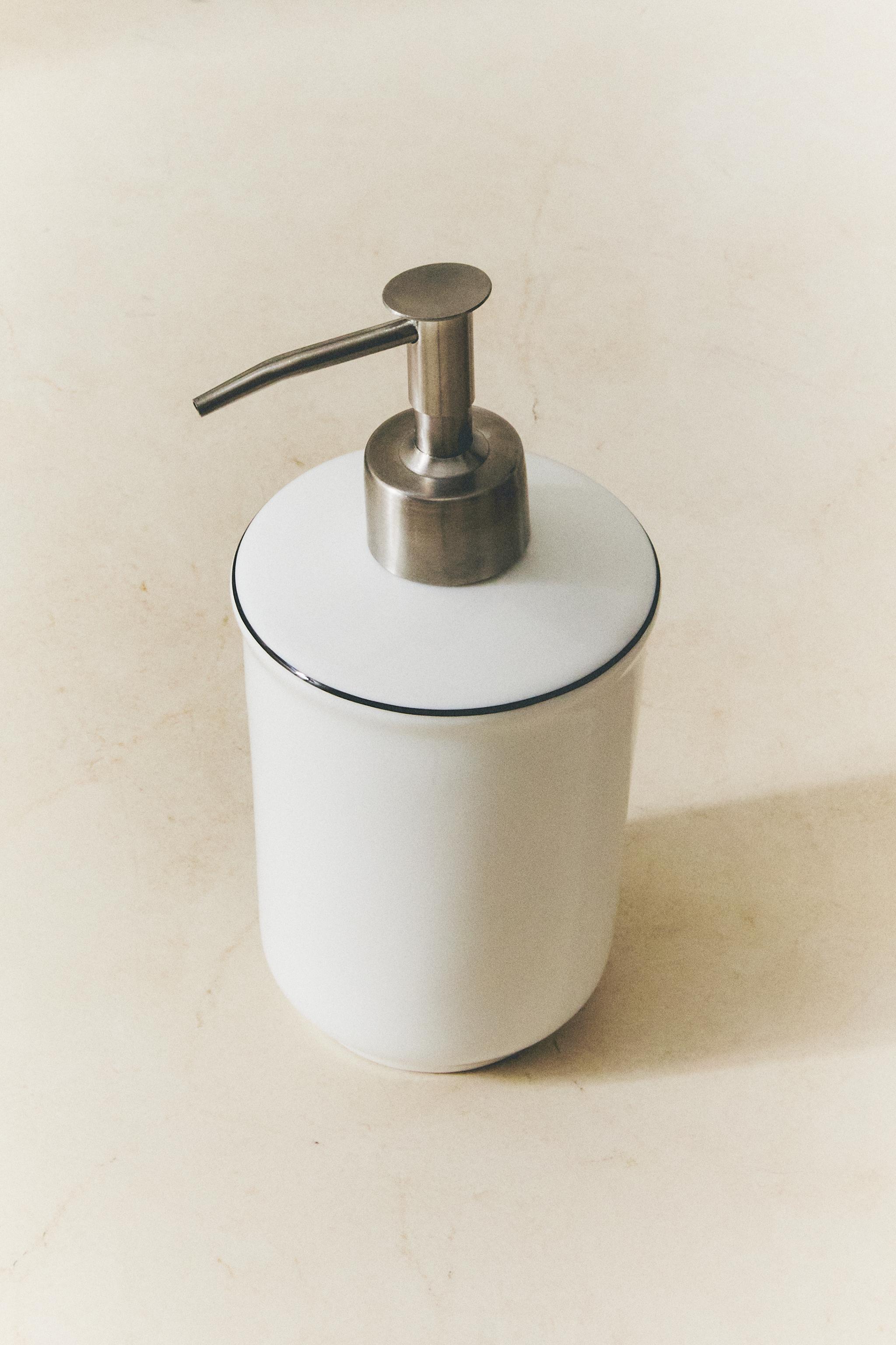 BONE CHINA SOAP DISPENSER