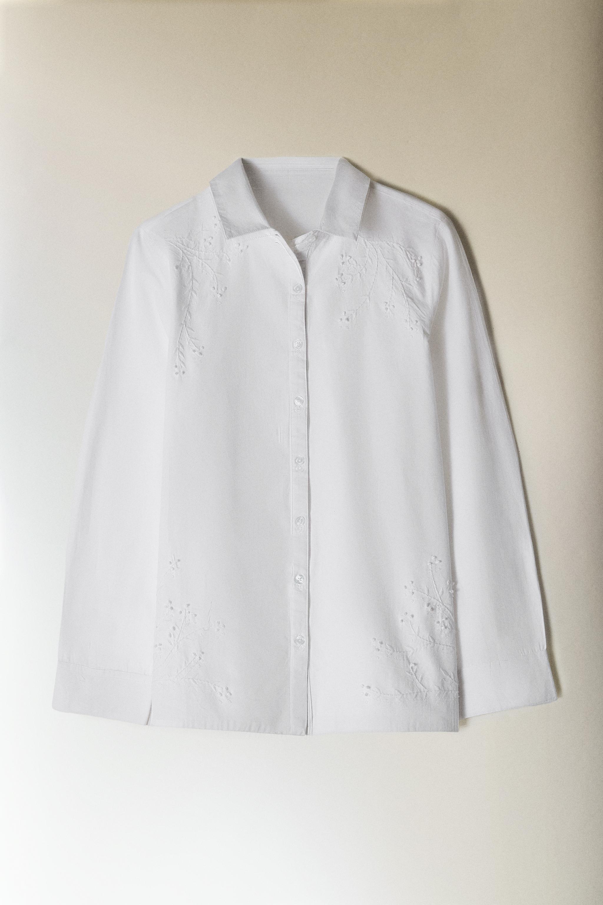 EMBROIDERED COTTON SHIRT