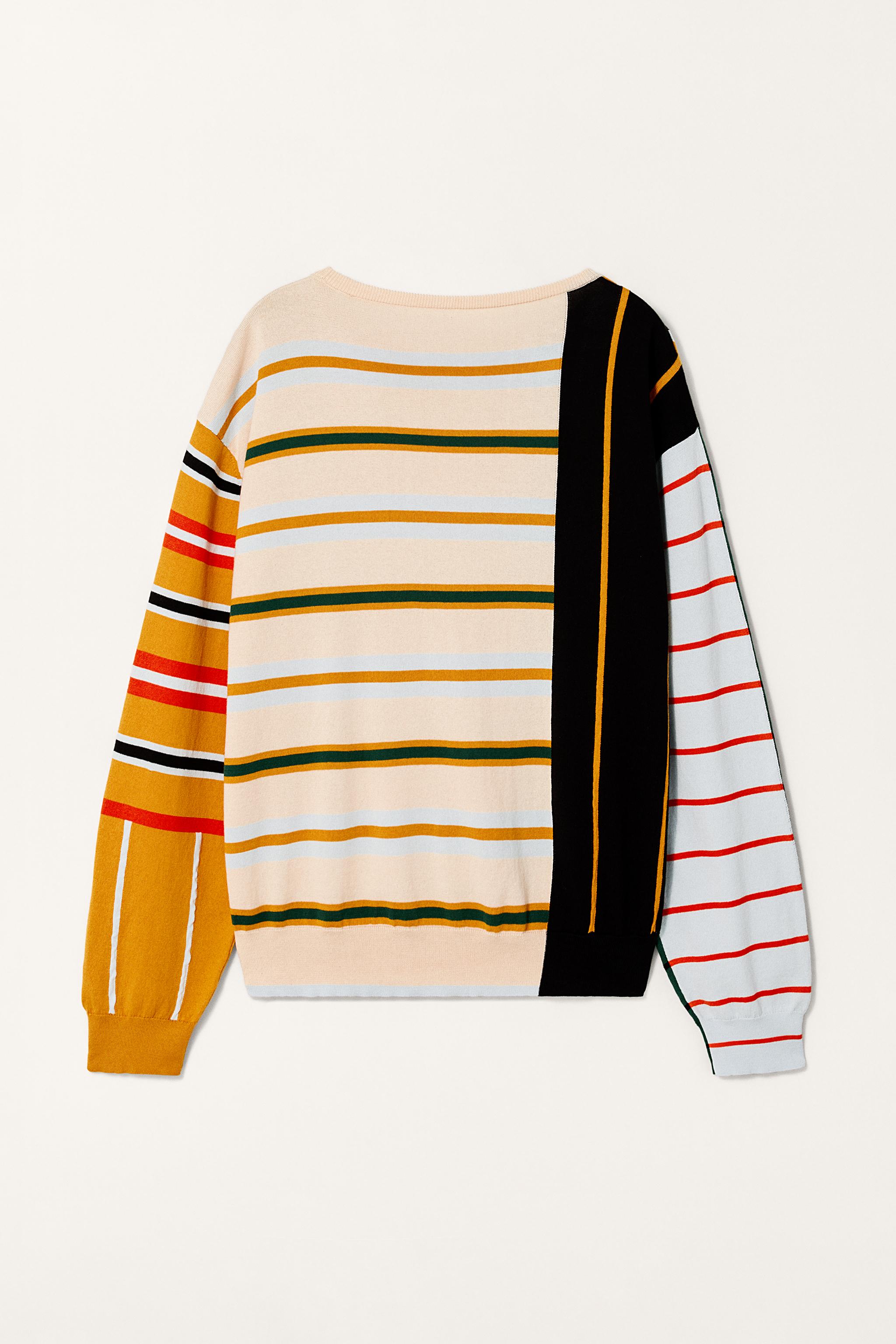 LIMITED EDITION COMBINATION STRIPED SWEATER