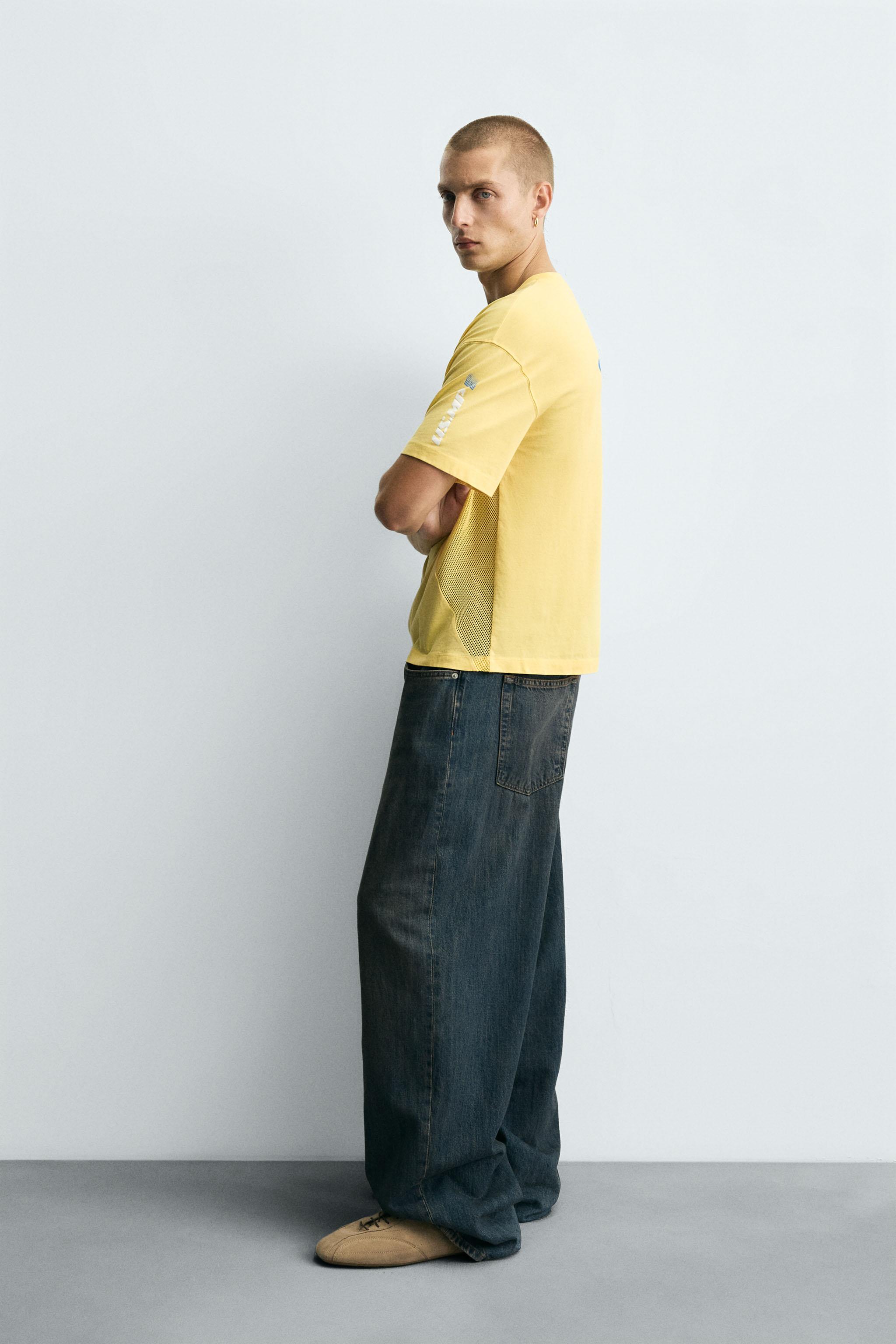 COMBINATION TEXT T-SHIRT