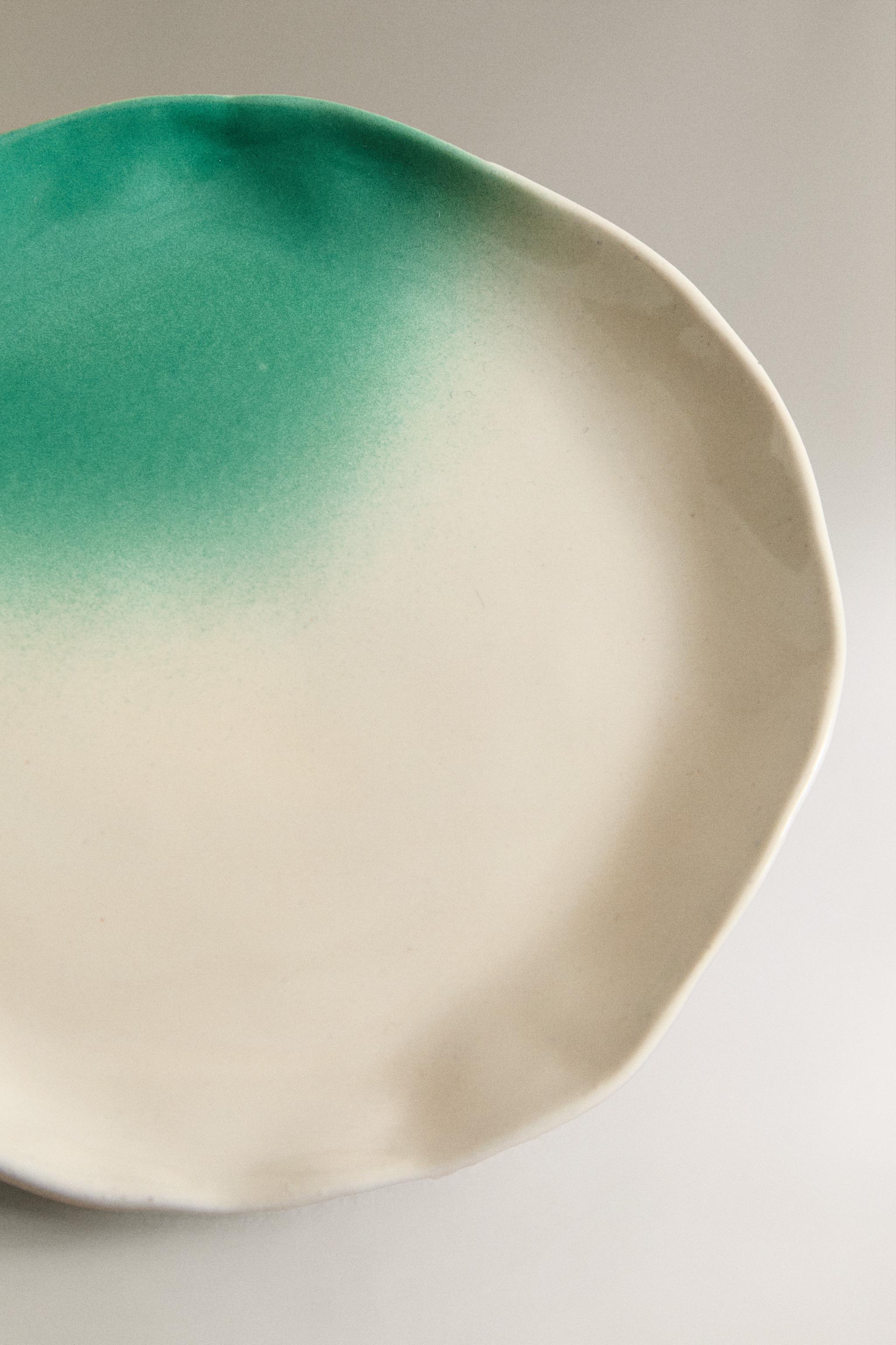 OMBRÉ STONEWARE SIDE PLATE X COLLAGERIE