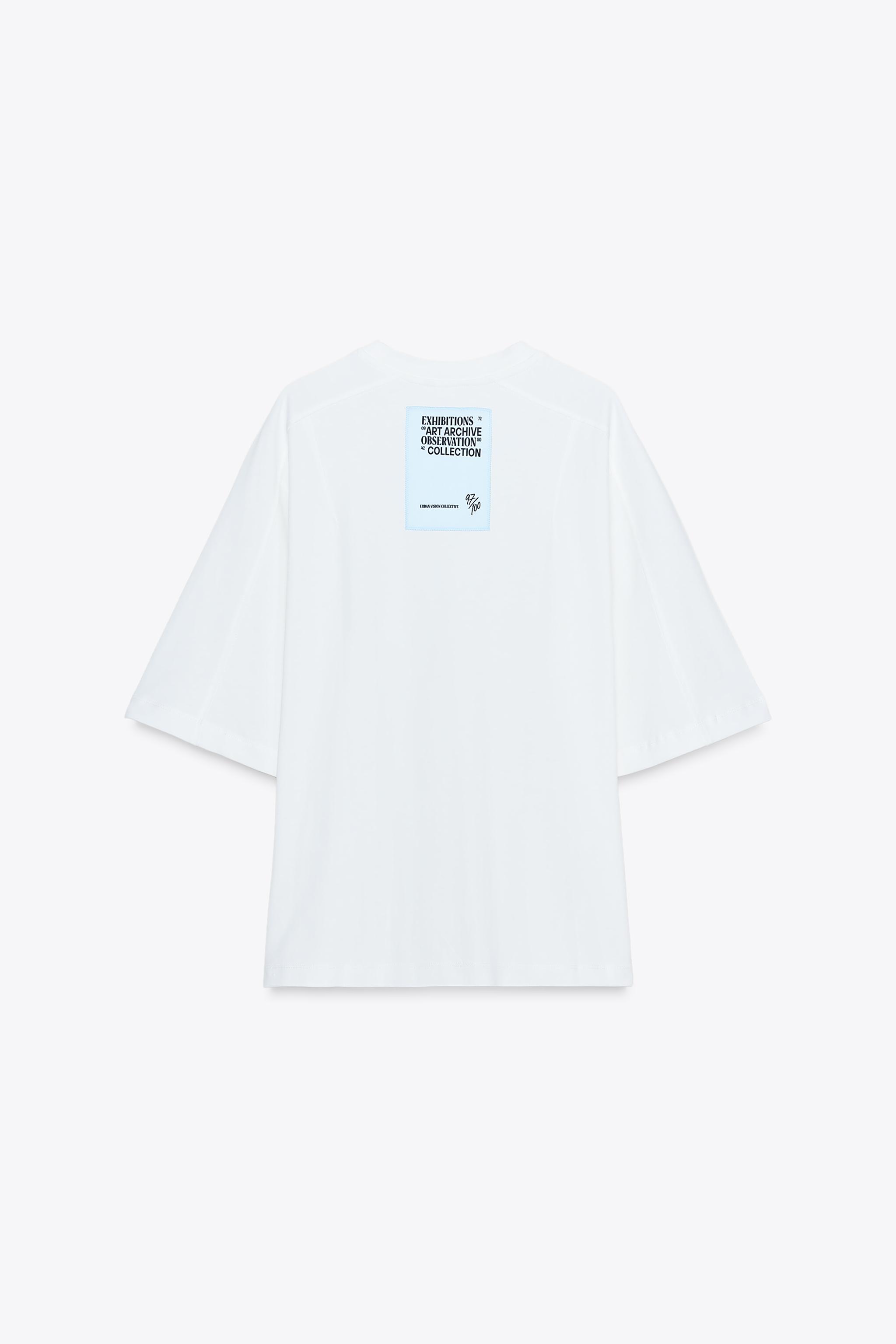 BOXY FIT T-SHIRT WITH LABEL