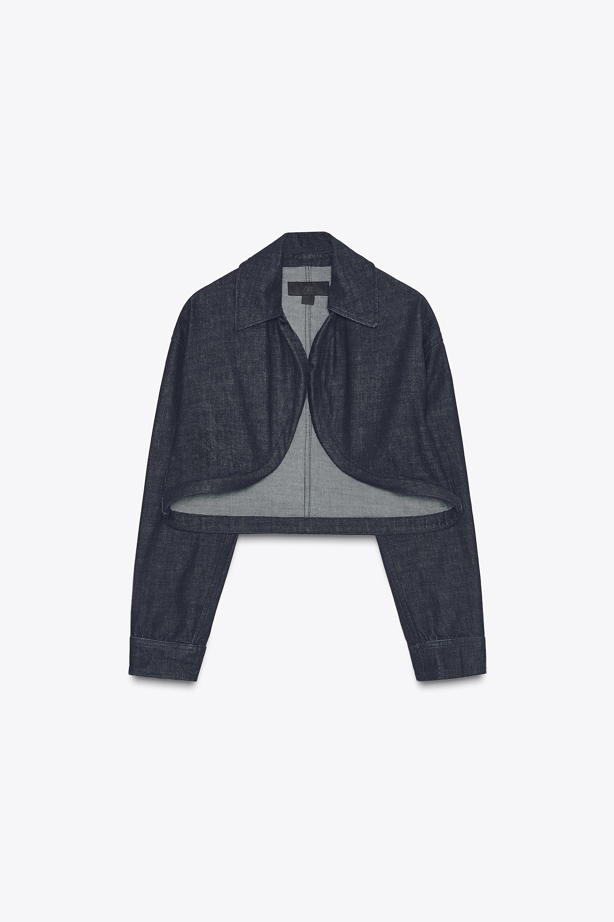 ZW COLLECTION DENIM BOLERO JACKET