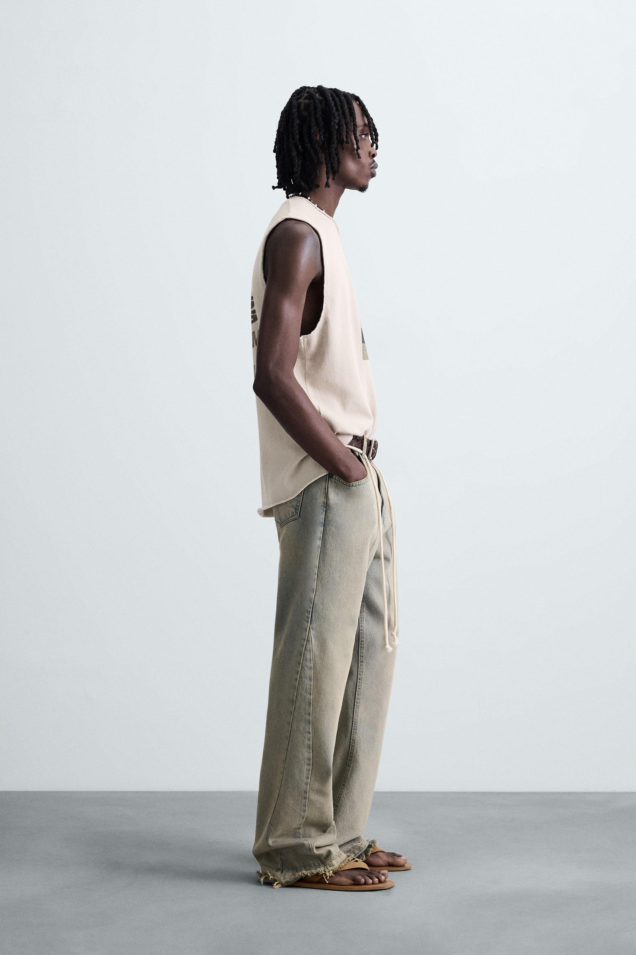 PRINTED KNIT TANK TOP