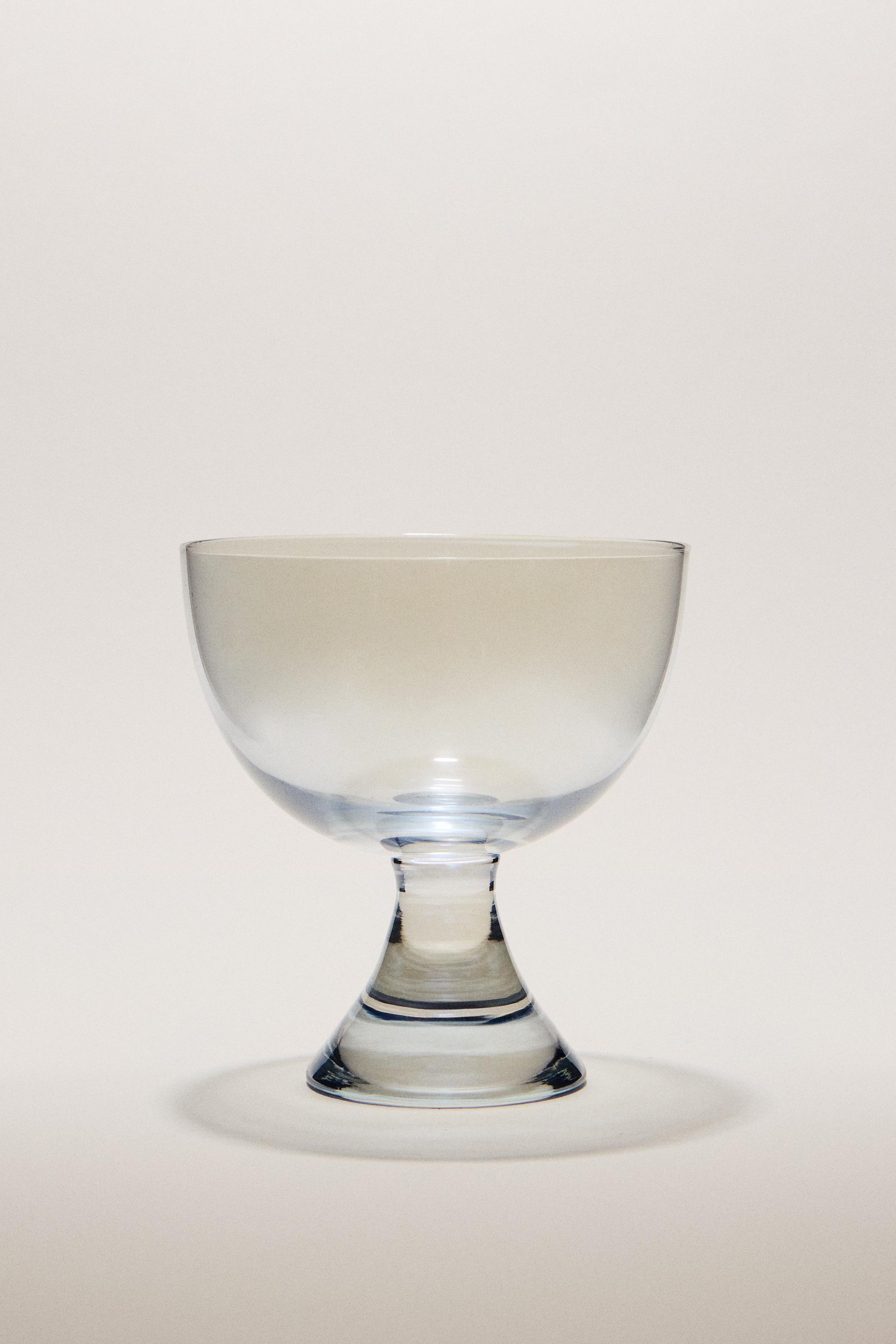 COLORED GLASS ICE-CREAM CUP