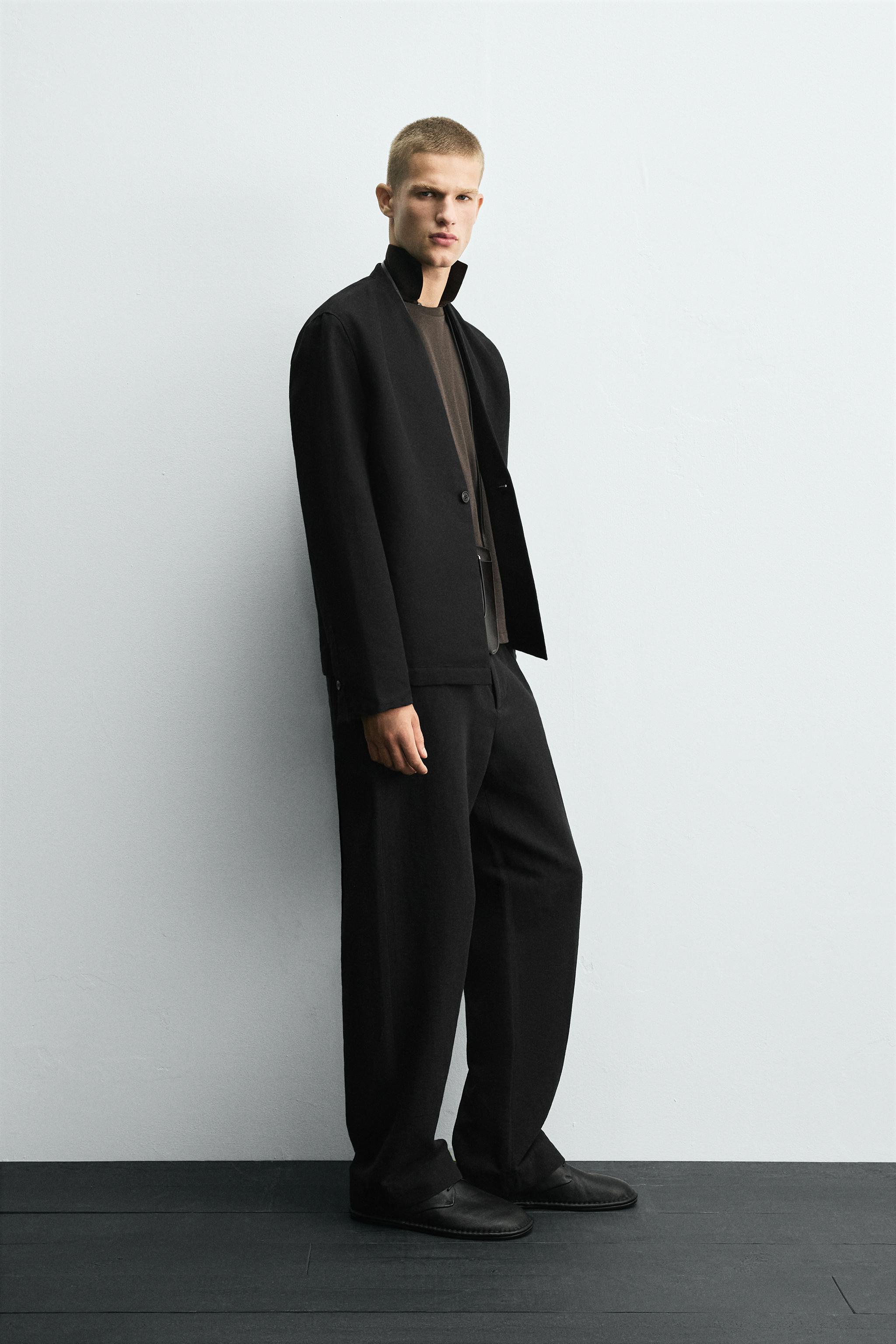 COTTON - LINEN SUIT PANTS