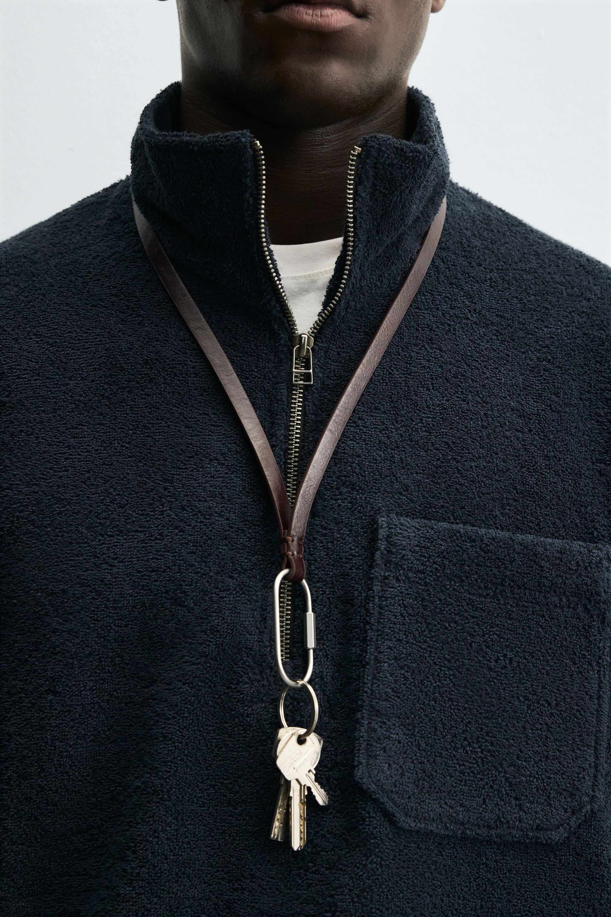 TEXTURED PULLOVER JACKET