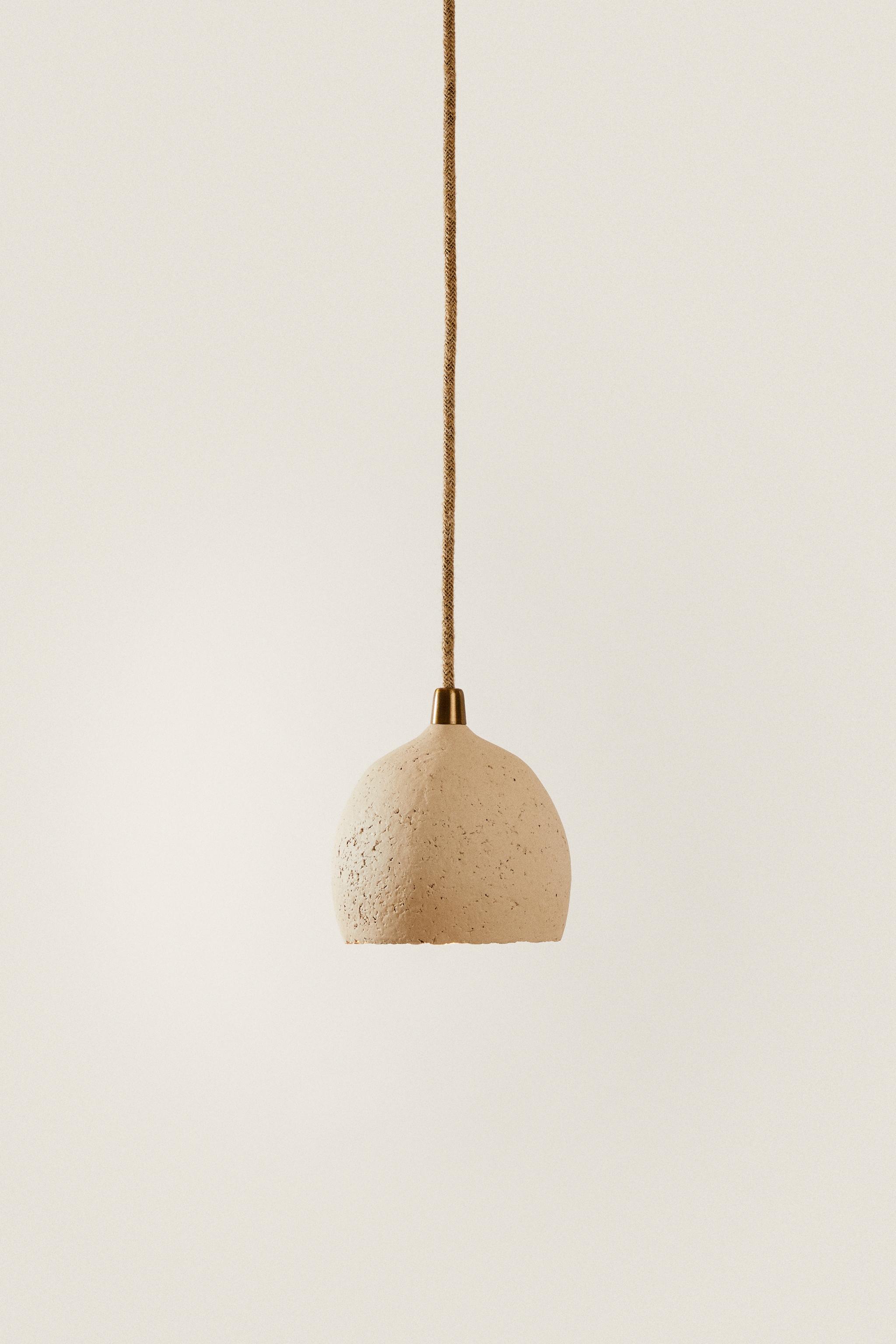 PAPIER-MÂCHÉ PENDANT LAMP